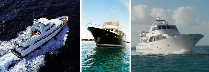 Neptune Group Yachting will show three luxurious motor vessels – Loose Ends , Grand Cru and Kaleen – at the Newport Charter Yacht Show.