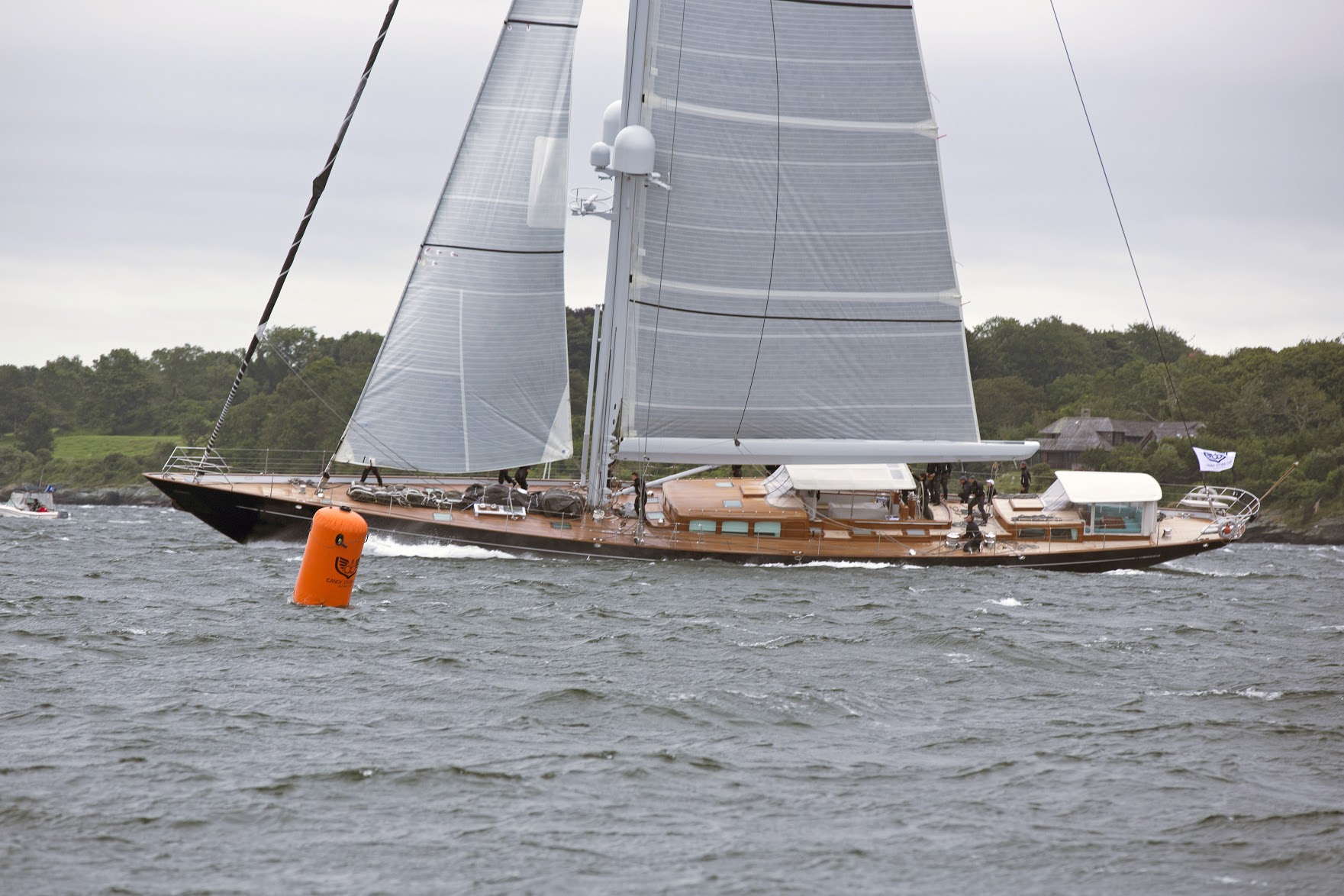 ACTION is the Class A Winner of the 2017 Candy Store Cup Superyacht Regatta. Photo: Billy Black