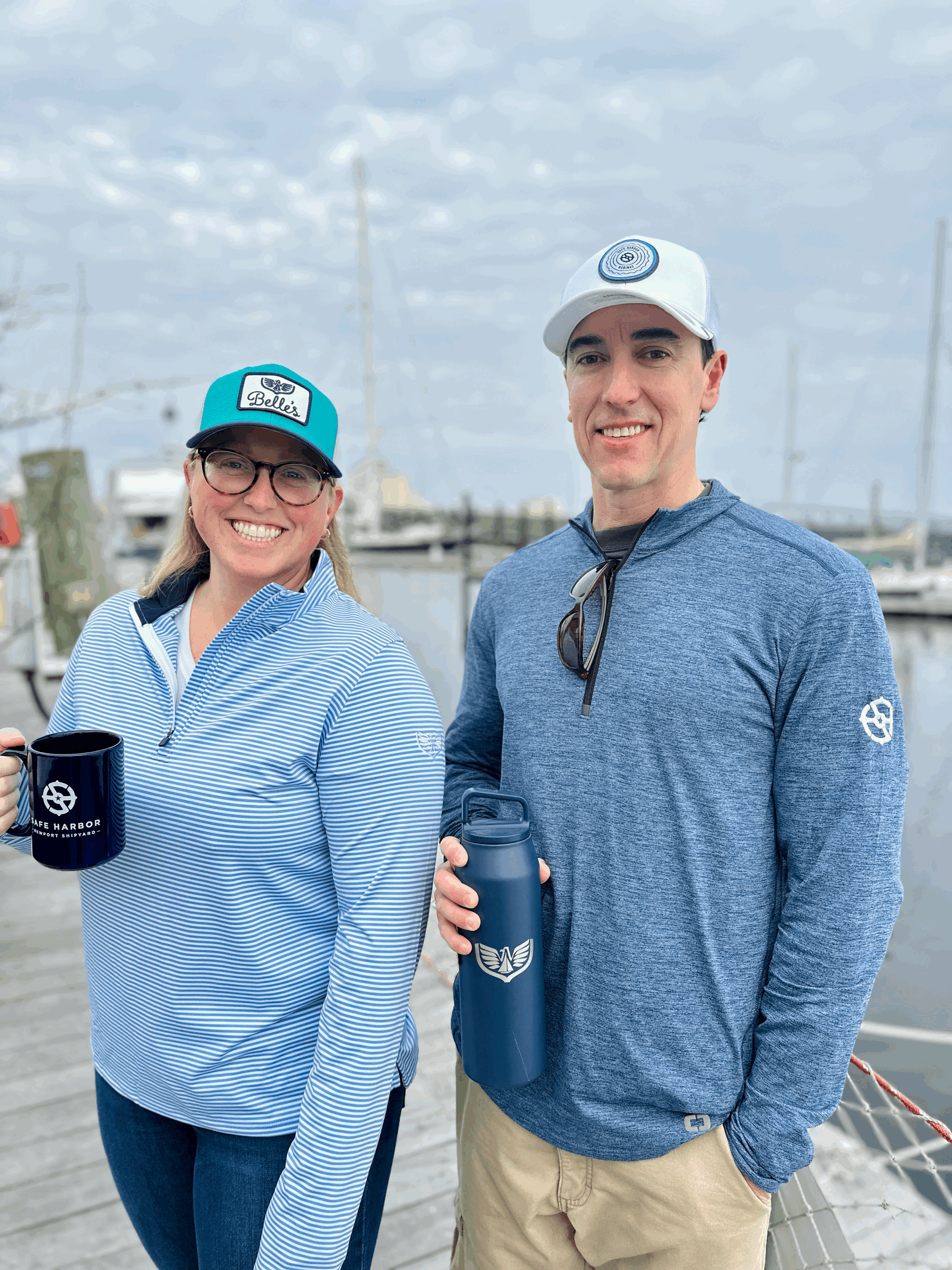 Men's Lightweight Safe Harbor Quarter Zip — Safe Harbor Newport