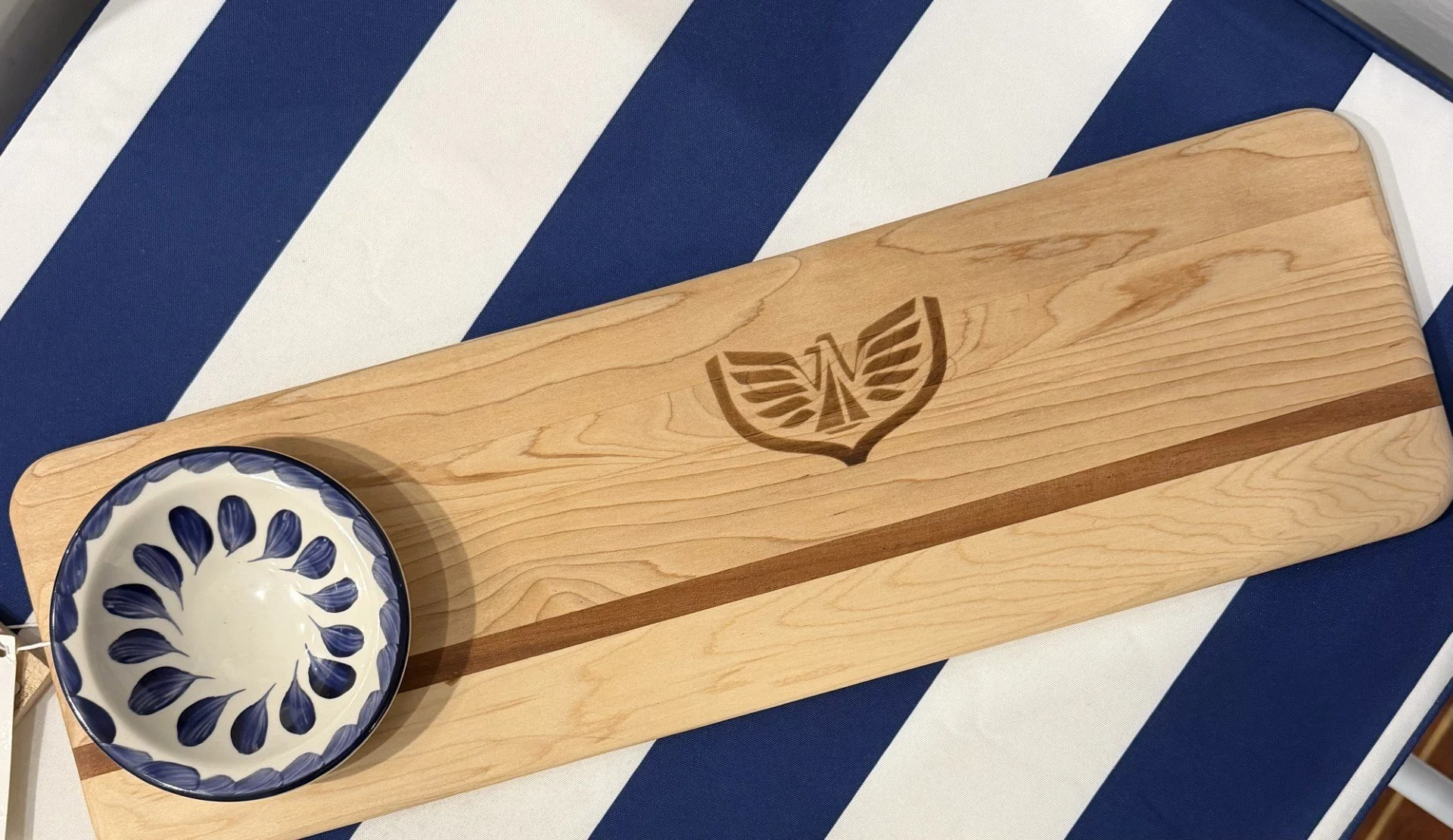 Belle's Bread Board with Ceramic Dish