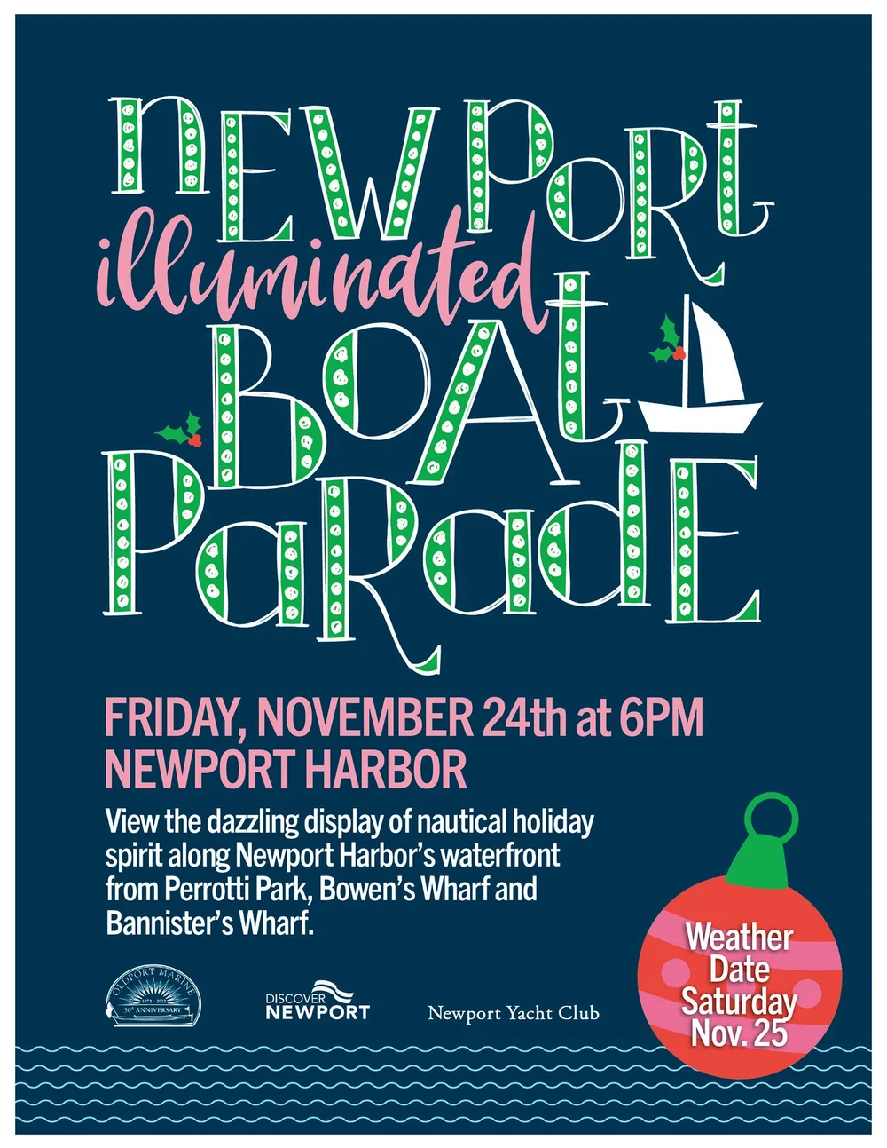 Annual Newport Illuminated Boat Parade — Safe Harbor Newport Shipyard