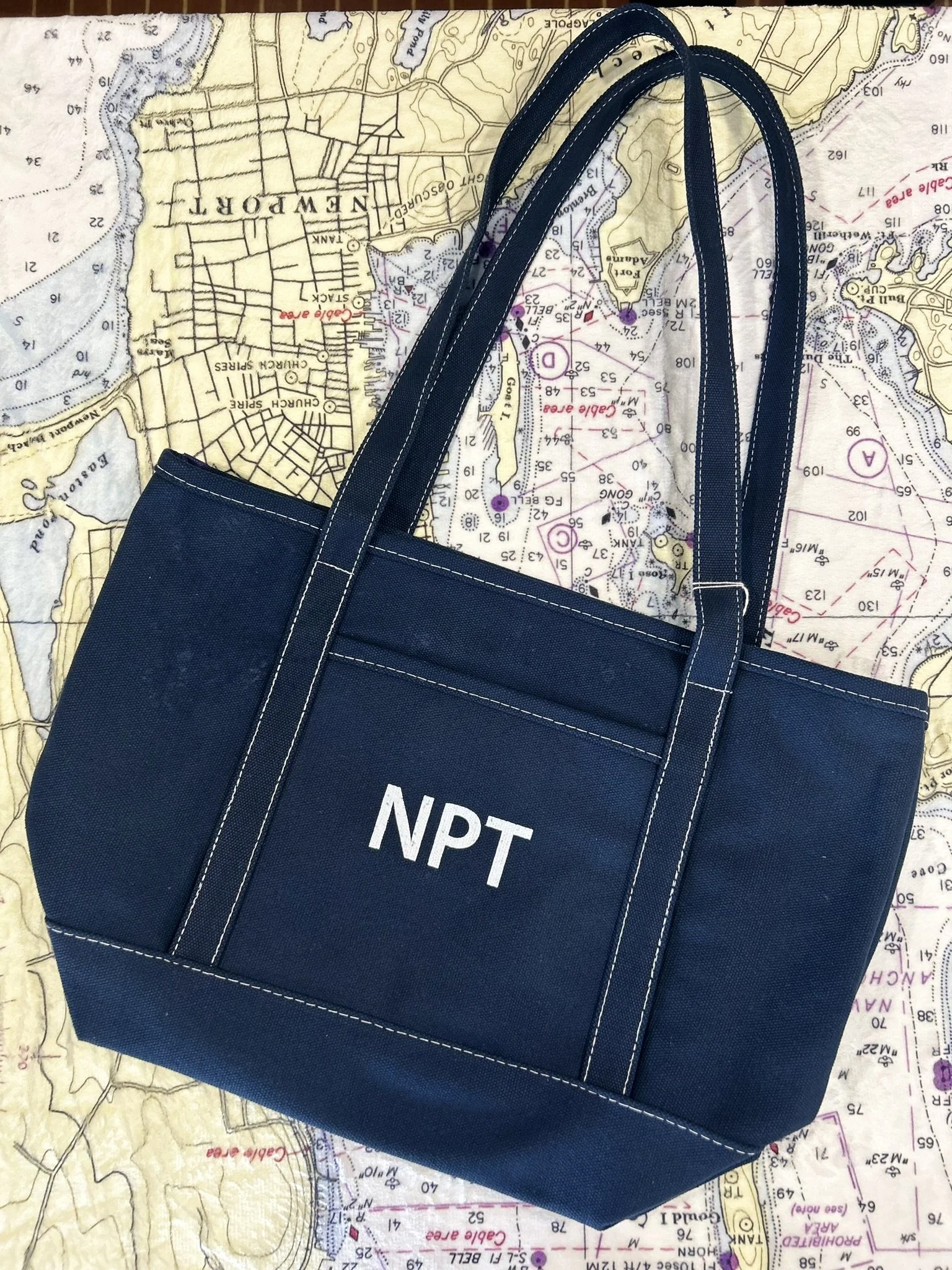 Newport canvas tote