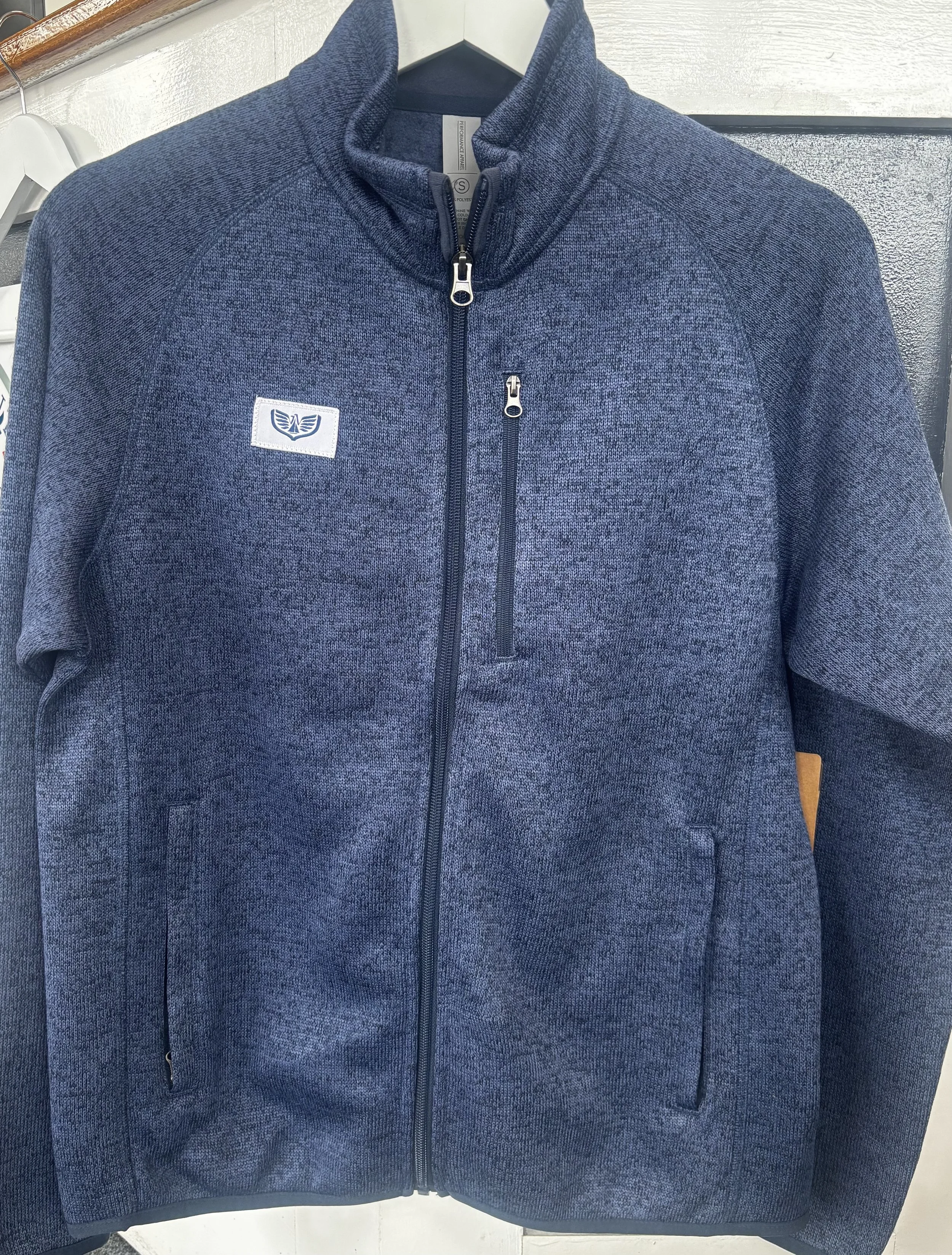 Ladies Knit Full Zip Sweater