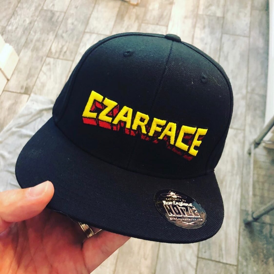 Always excited to work with my favorite rap group Czarface (@czarface_eso @dj7l @ins_tagrams ) These puff embroidered Czarface logo SnapBacks are now available at Czarface.com