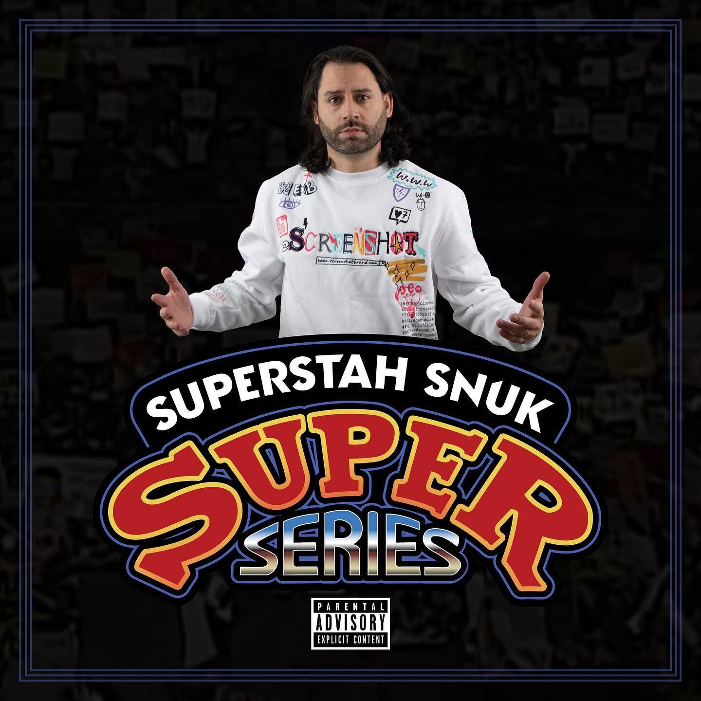 @superstahsnuk new EP &ldquo;Super Series&rdquo; out now! I had a great time working on this cover. It was a lot of fun to play with the 90&rsquo;s wrestling aesthetic. #newenglandhiphop #repnewengland #hiphop #graphicdesign #wrestling
