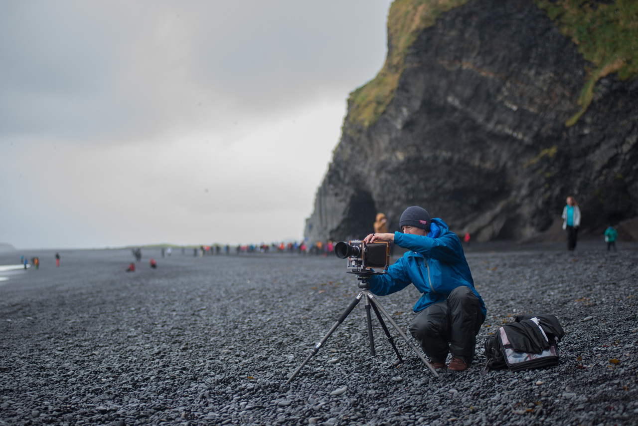 All those people came to watch me take photos...and look at rocks.