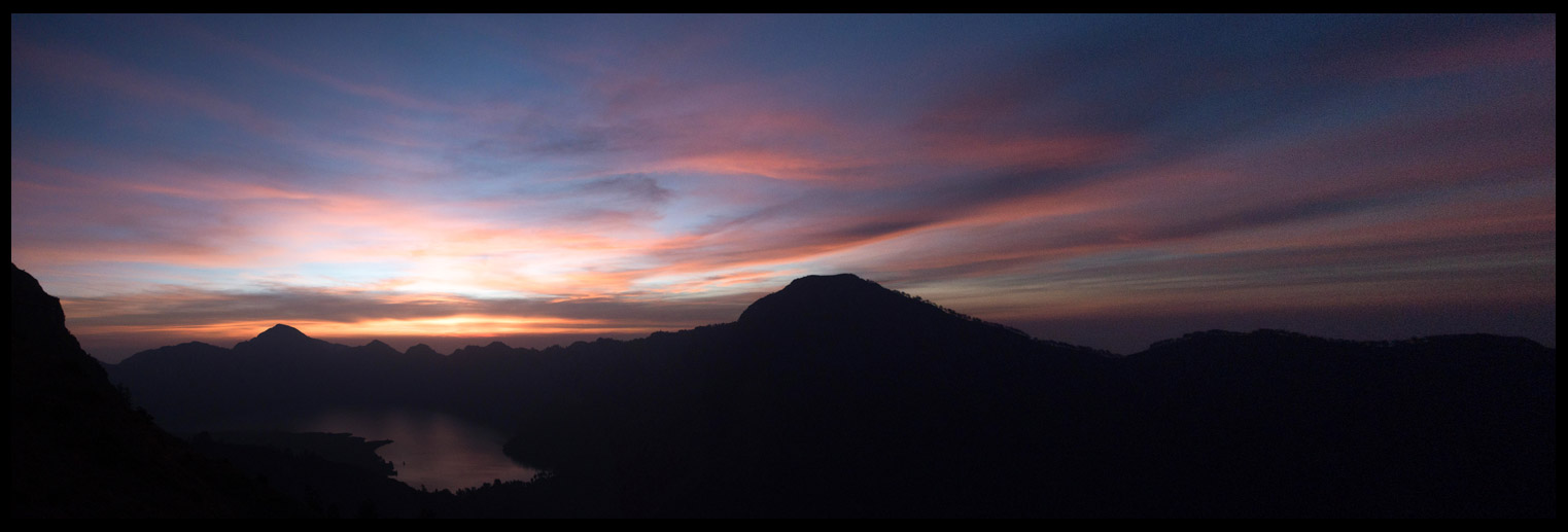 Sunset from campsite 1.