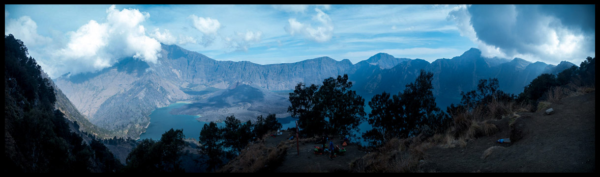 View from Campsite 2. 