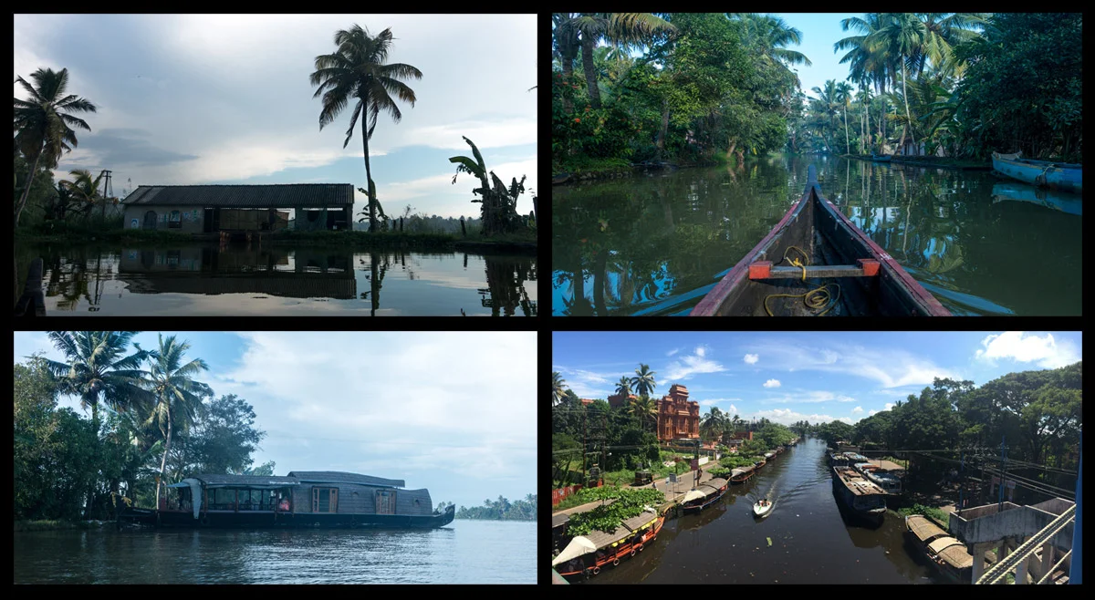 On bottom left: Our royal houseboat. 