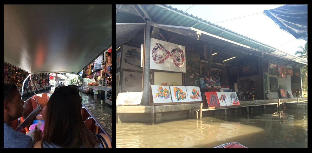 Floating Markets in Bangkok.