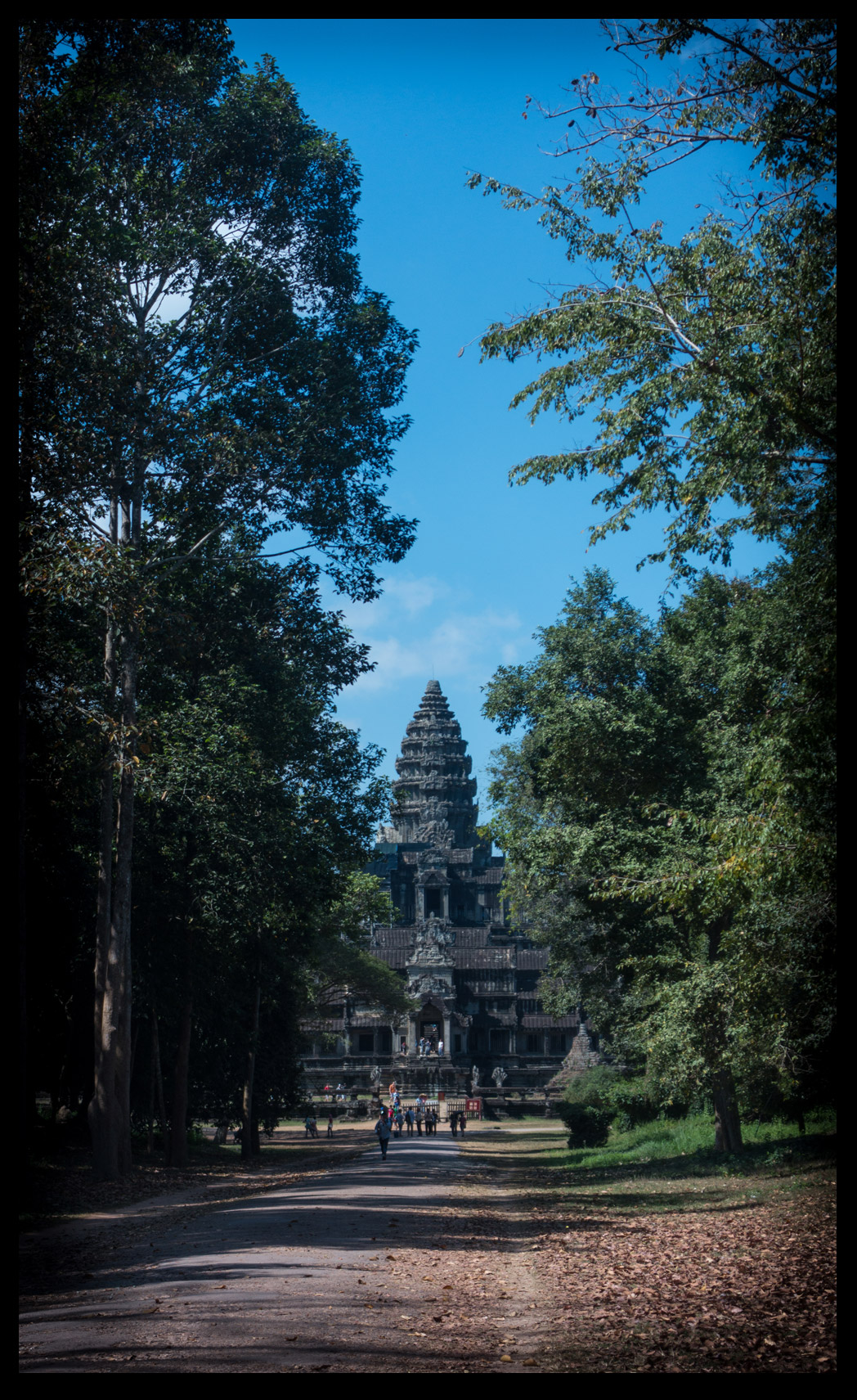 The East entrance of the temple. 