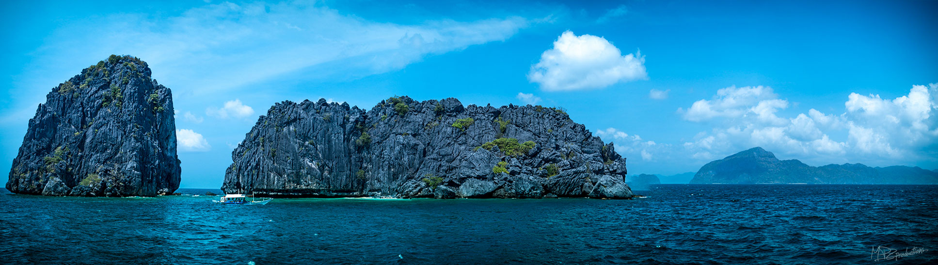 Our second dive sight, Twin Rocks.