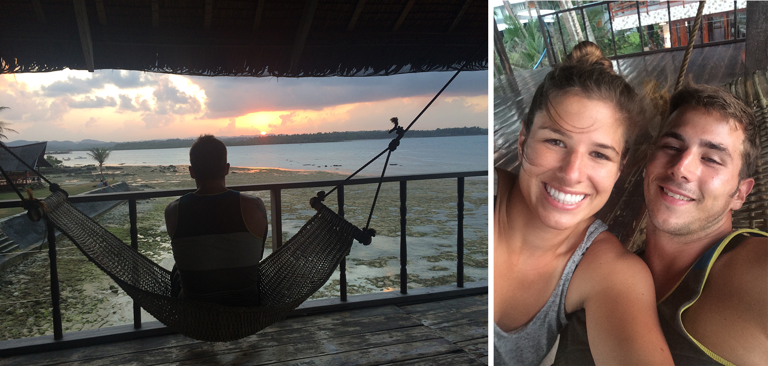 Enjoying one last sunset.