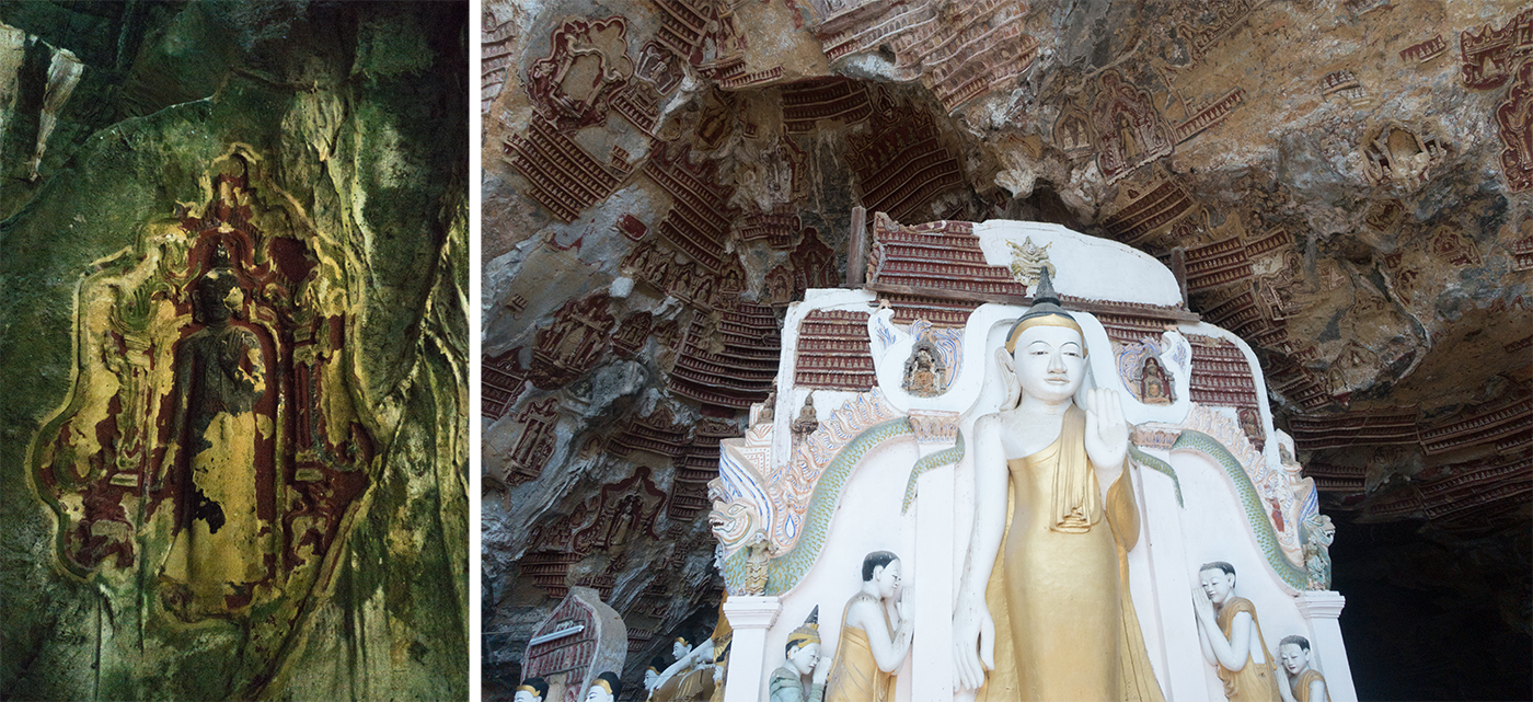 Carvings in the caves! 