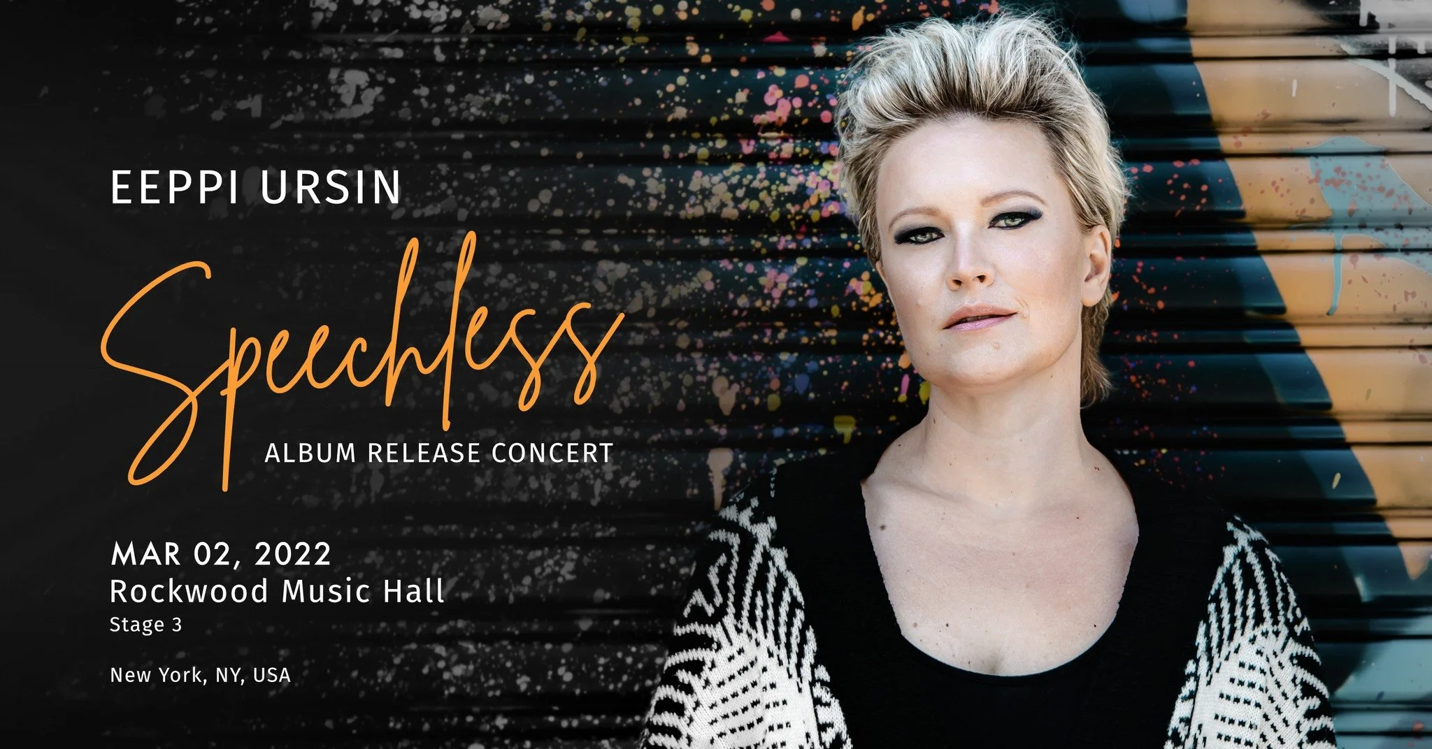 Eeppi Ursin – Speechless Album Release Concert