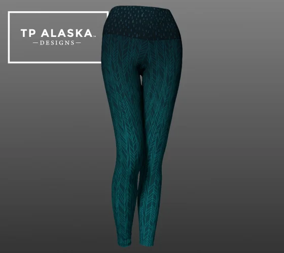 Trees and Rain in Jade Leggings.jpg