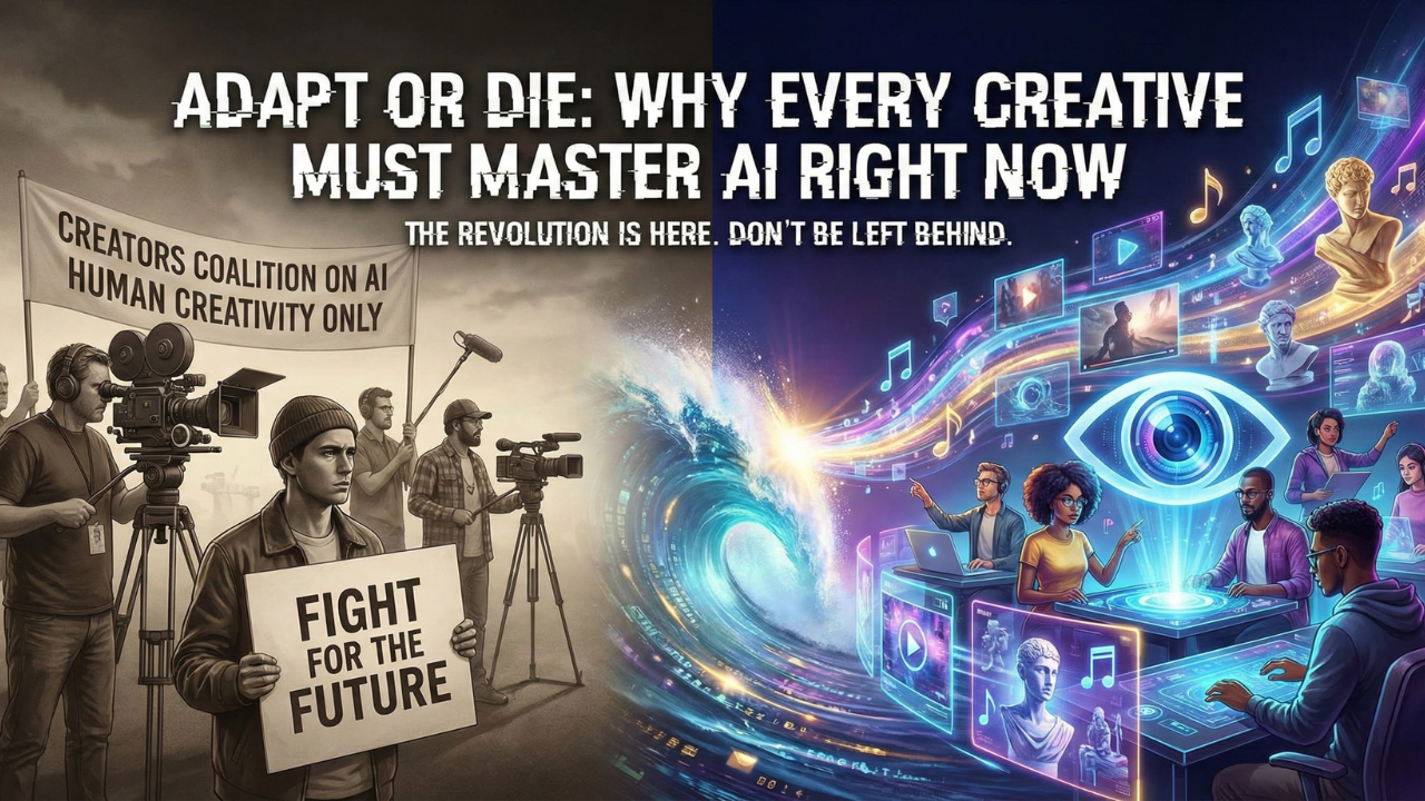 Adapt or Be Replaced: Why Every Creative Must Master Generative AI Now