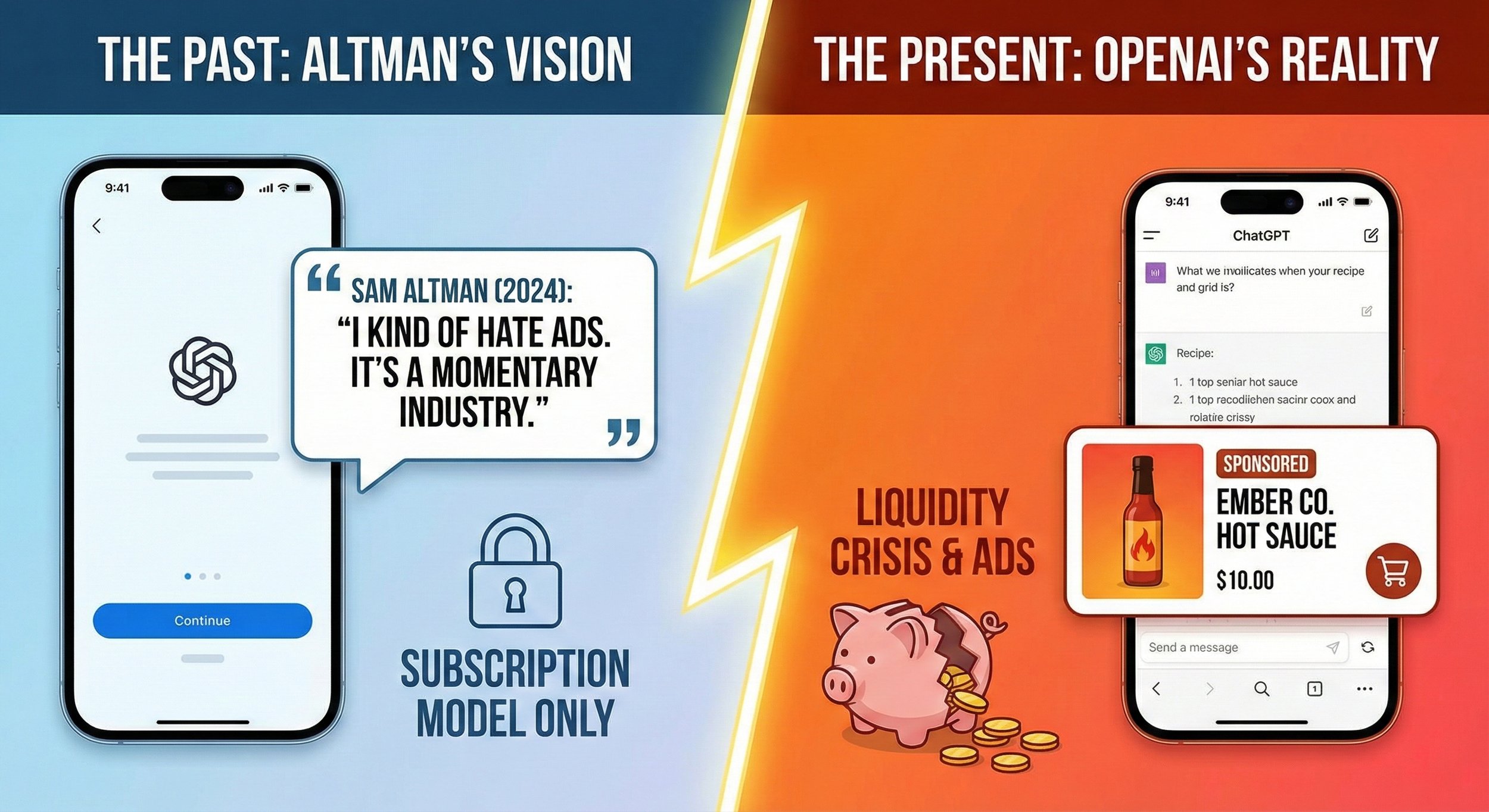 The "Last Resort" Has Arrived: Why ChatGPT’s Pivot to Ads Signals a New Era of Desperation