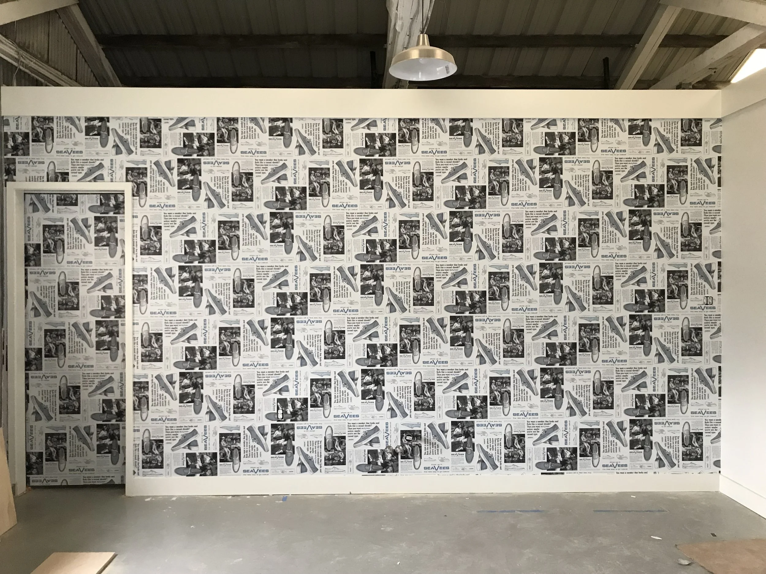 Sea Vees wall treatment