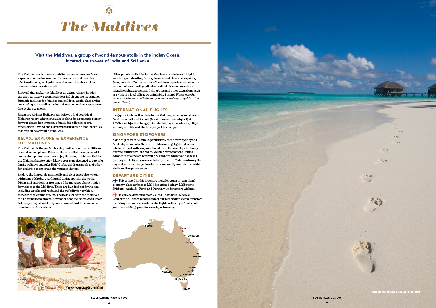 Maldives Brochure Spread