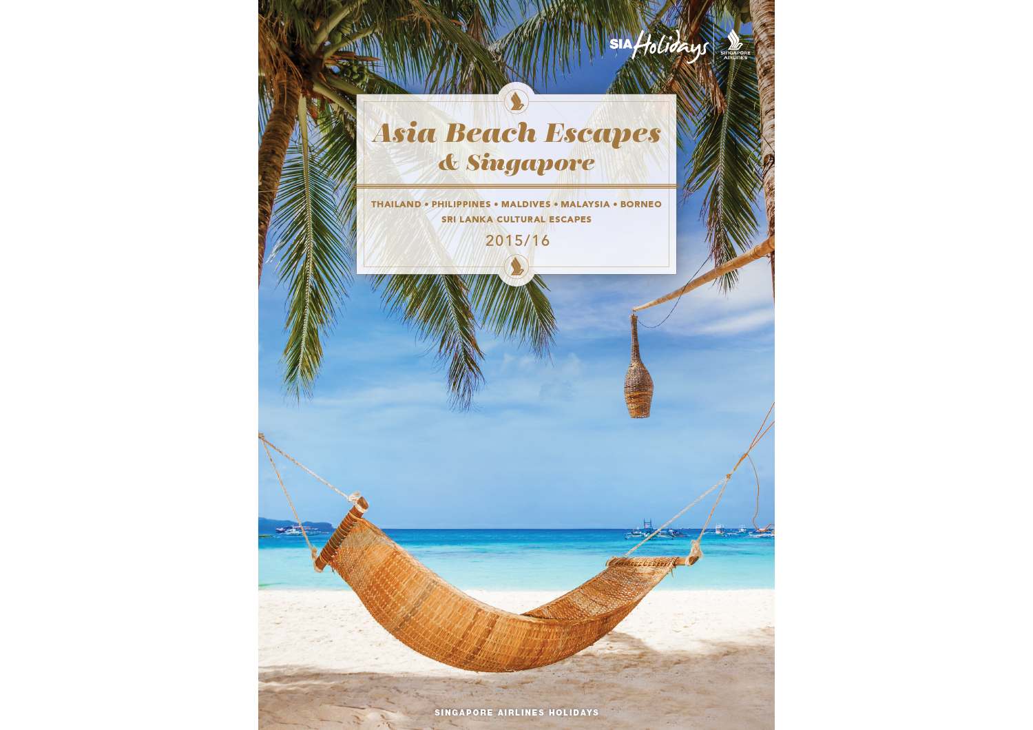 Asia Beach Escapes: brochure cover