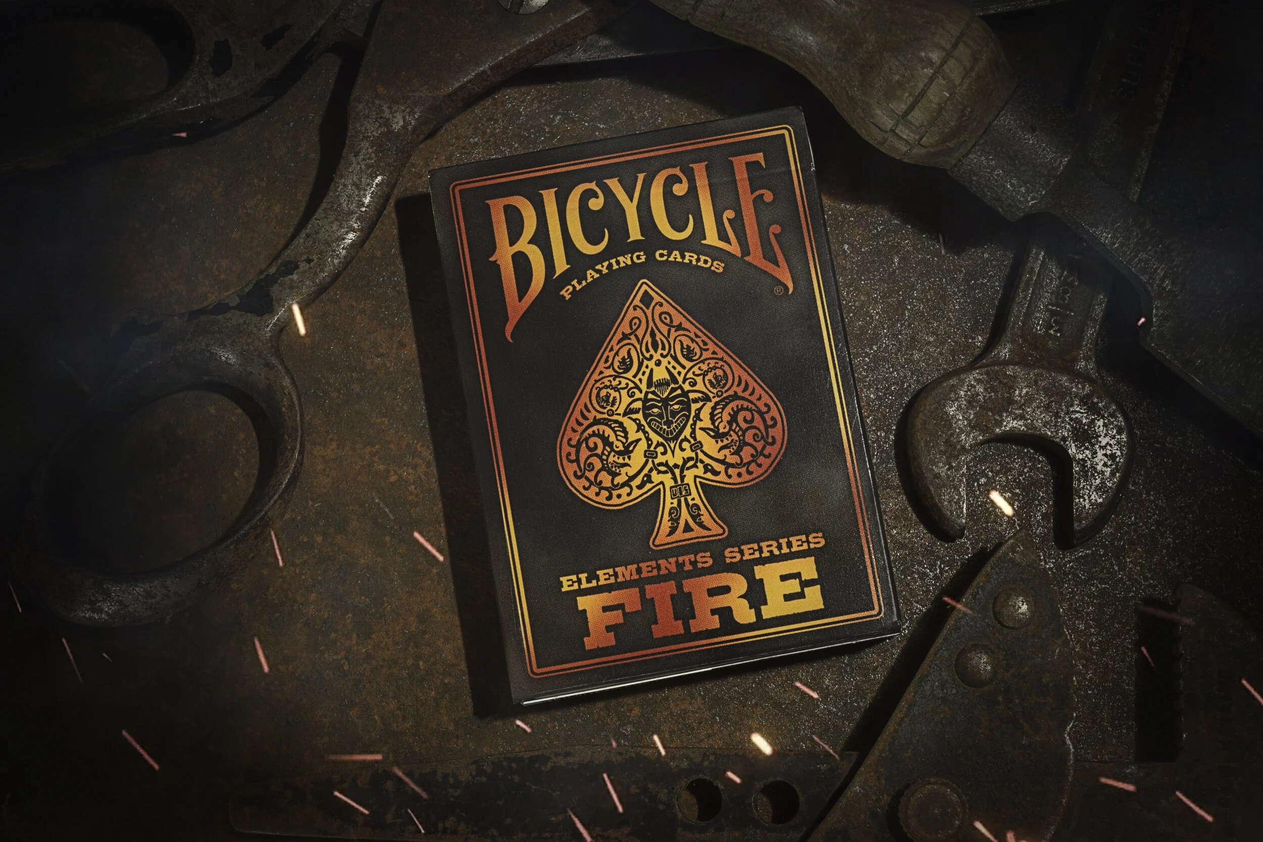  Bicycle Fire Elements Playing Cards. 