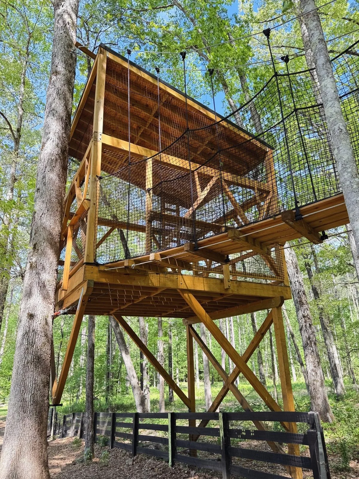A nature playground custom built for a local school. With an enclosed learning space for the older kids and a younger kids&rsquo; playground, this space mixes learning + play. How lucky are these kids? 

#outdoorlearning #outdoorclassroom #treehousep