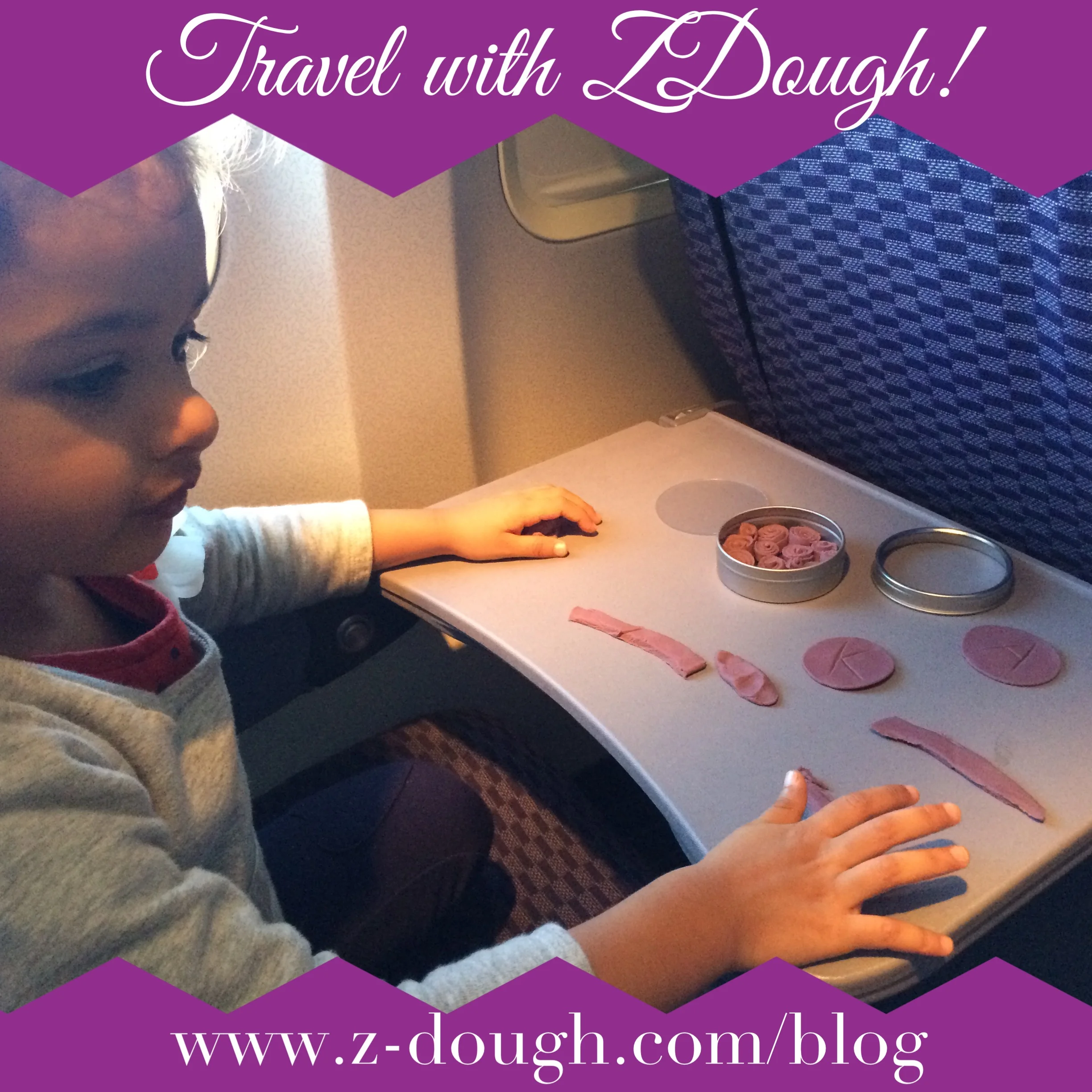 Little Z uses her Lavender ZDough on a cross-country flight.