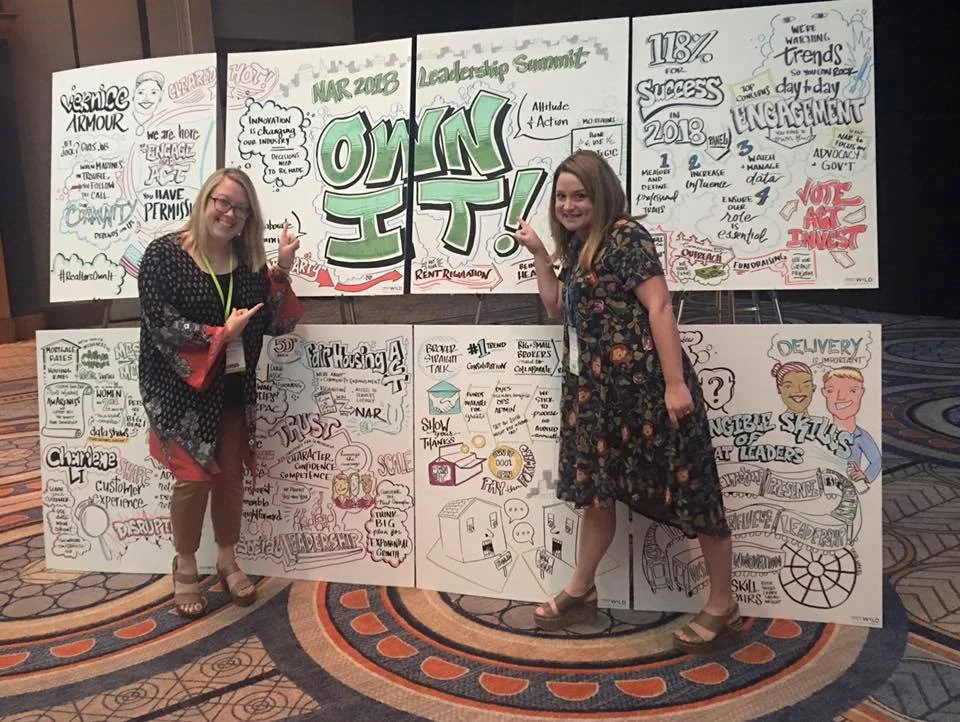 NAR Leadership Summit attendees shared lots of photos in front of the work on Facebook.