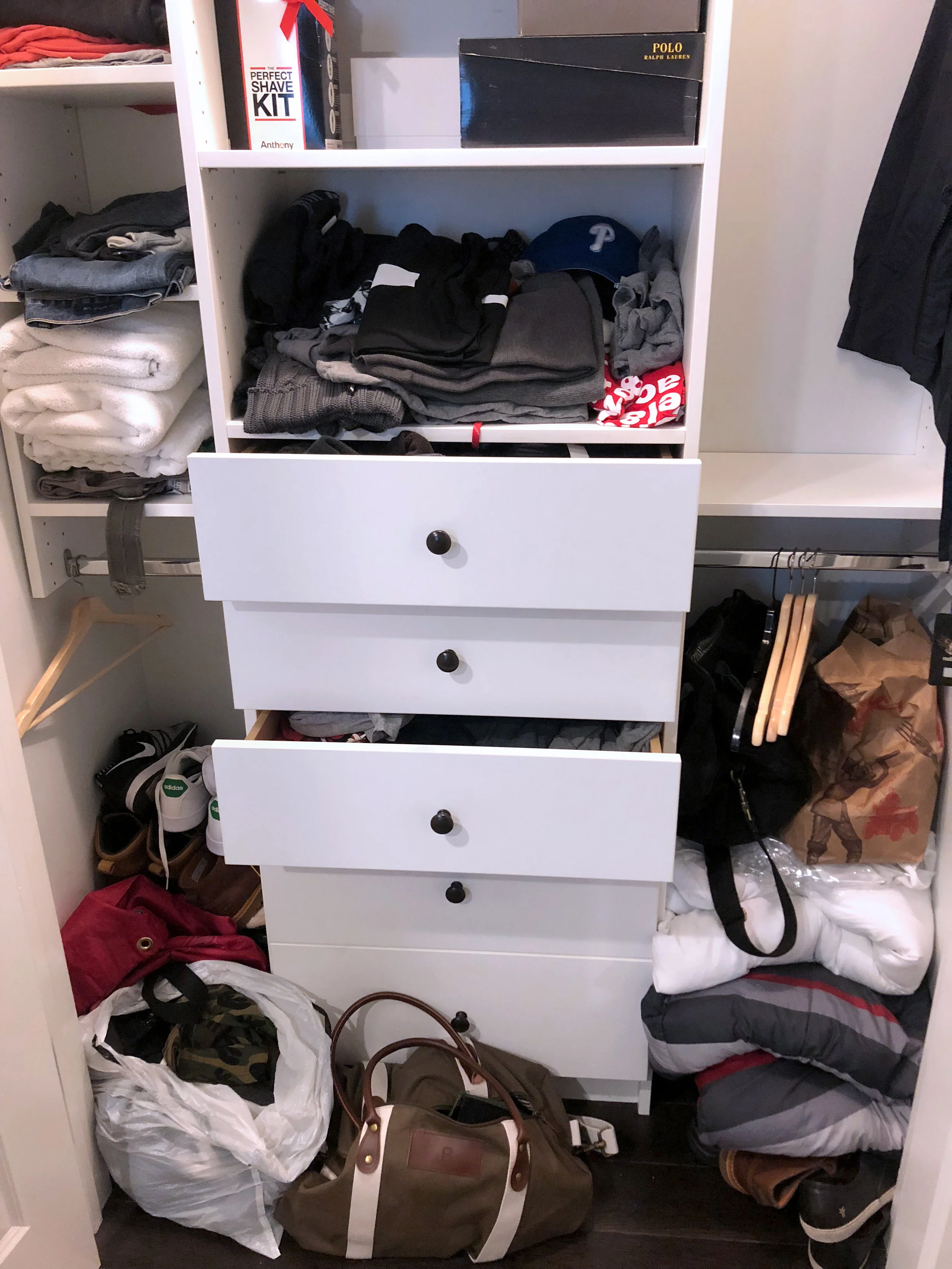CLOSET BEFORE