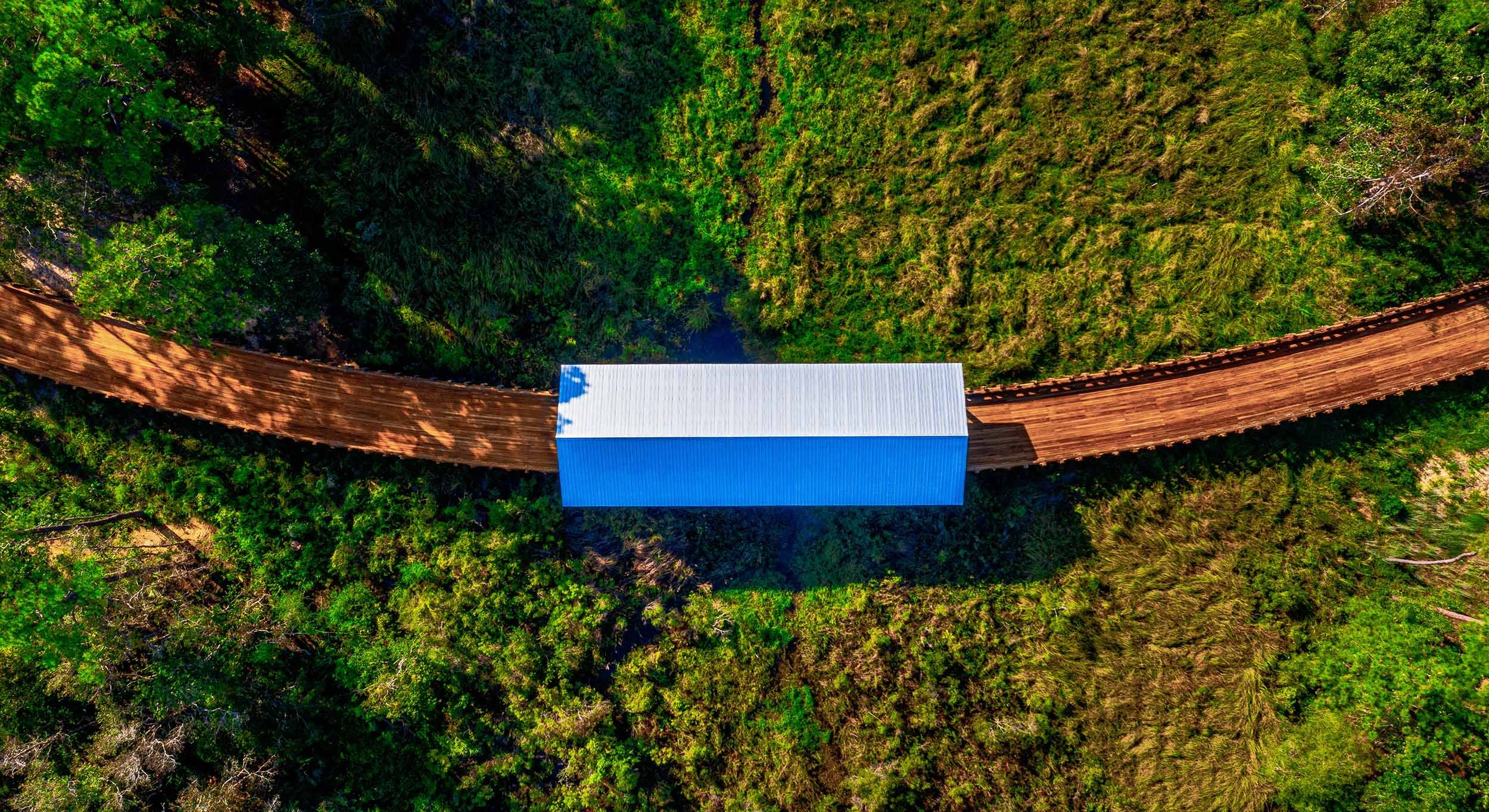 vehicular timber bridge