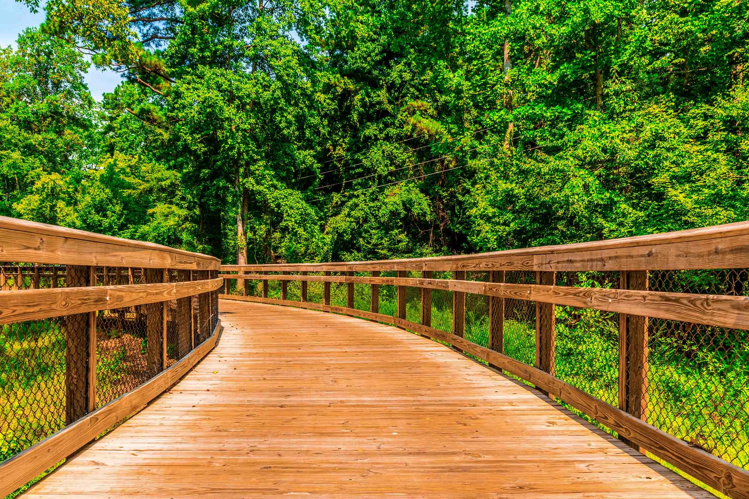 pedestrian bridge construction