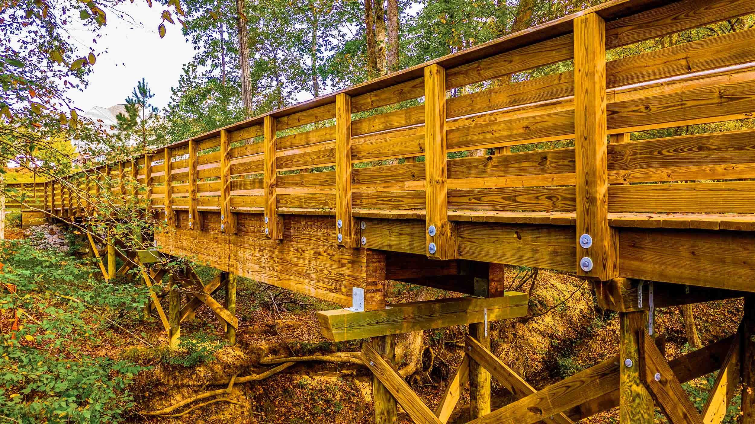 wood bridge