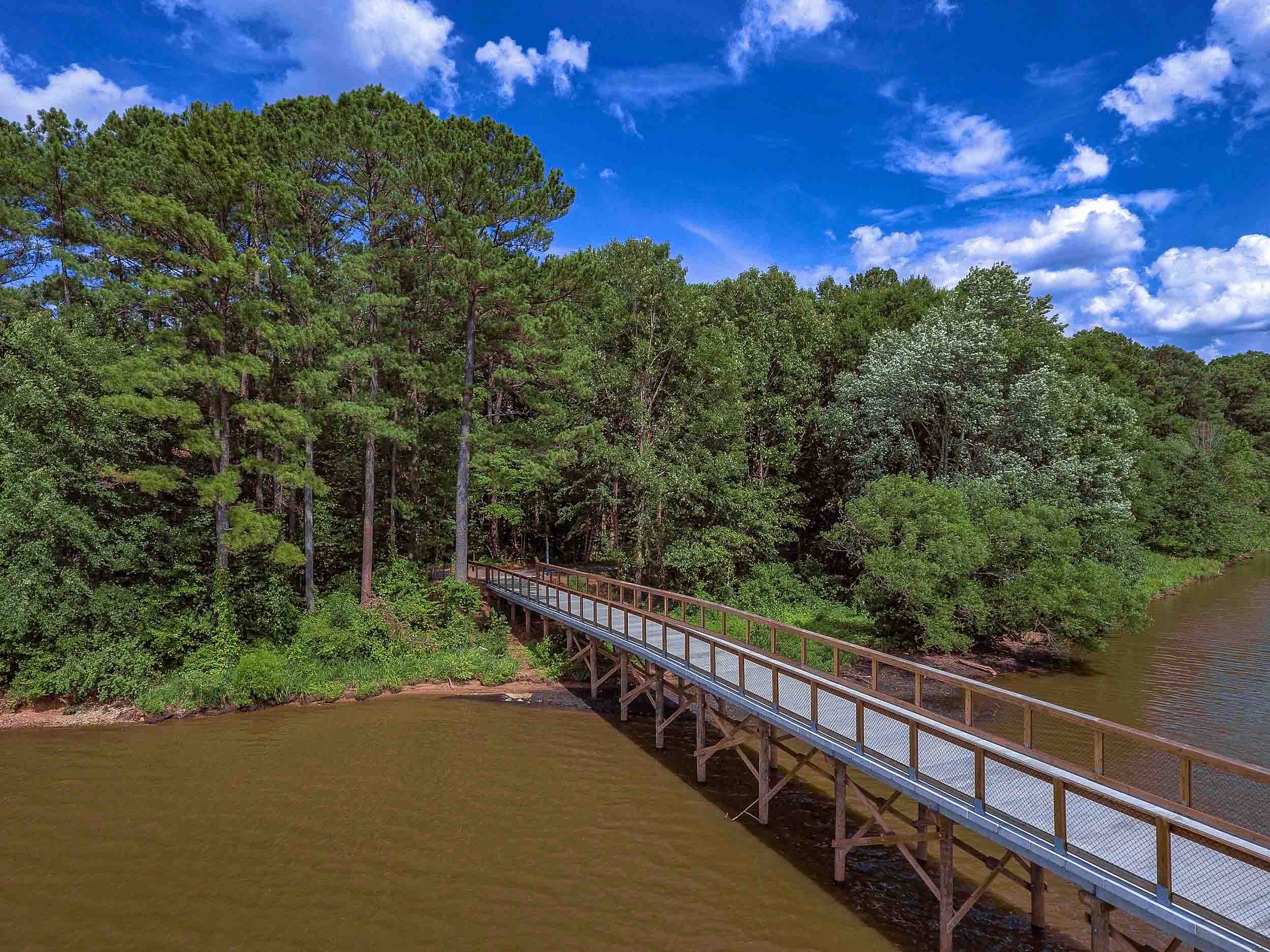 pedestrian bridge construction