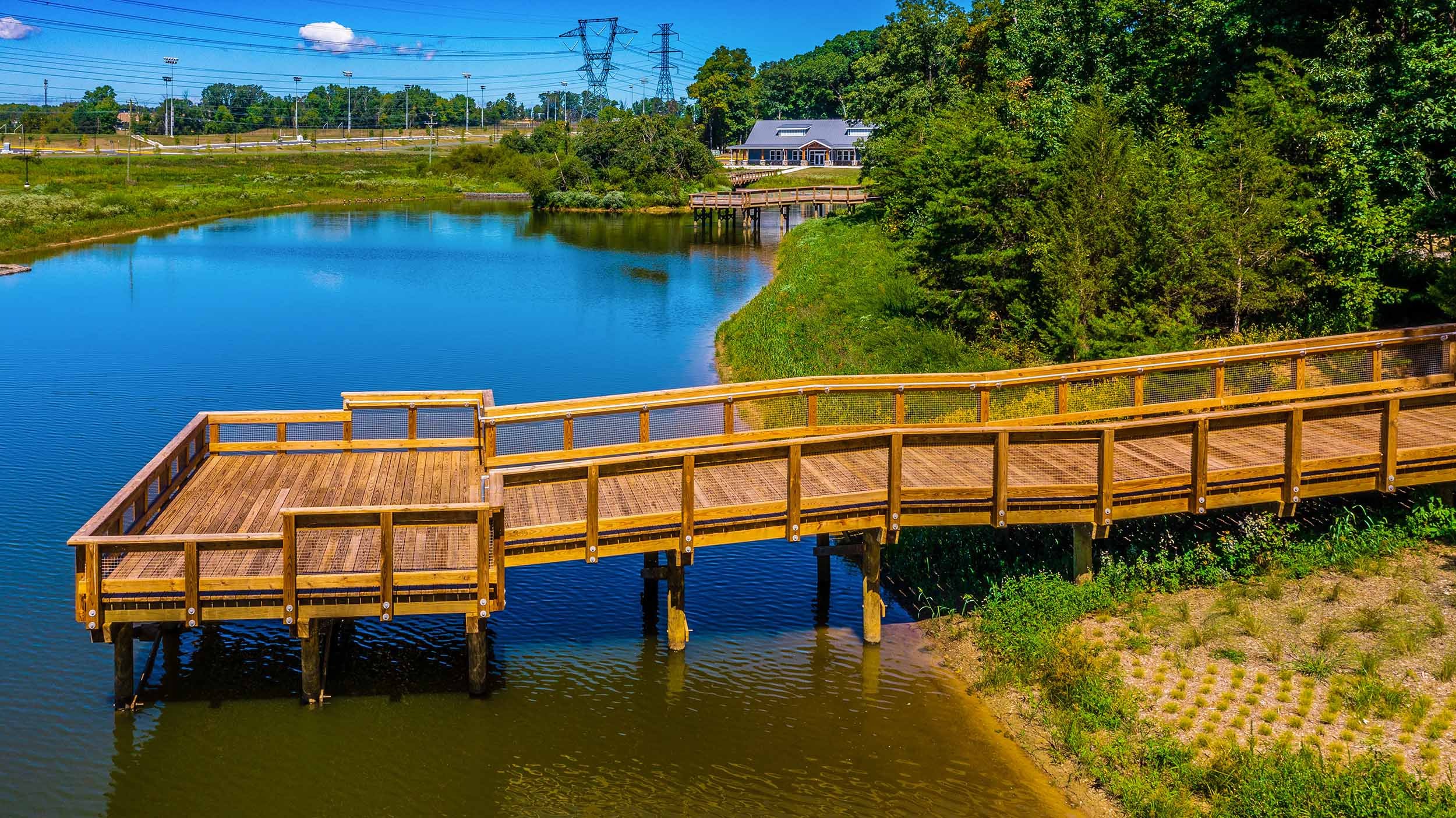 wooden boardwalk