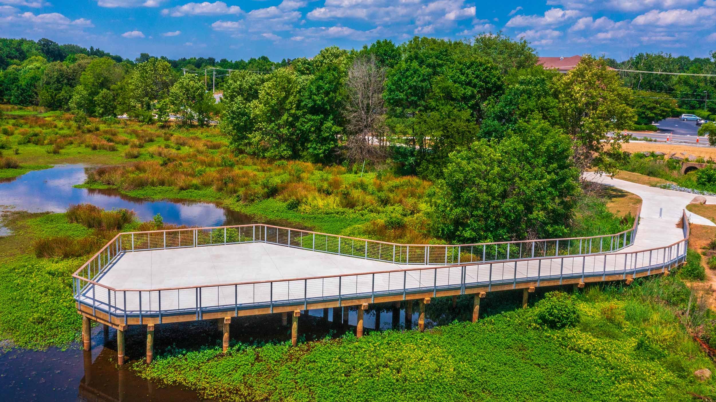 elevated boardwalk