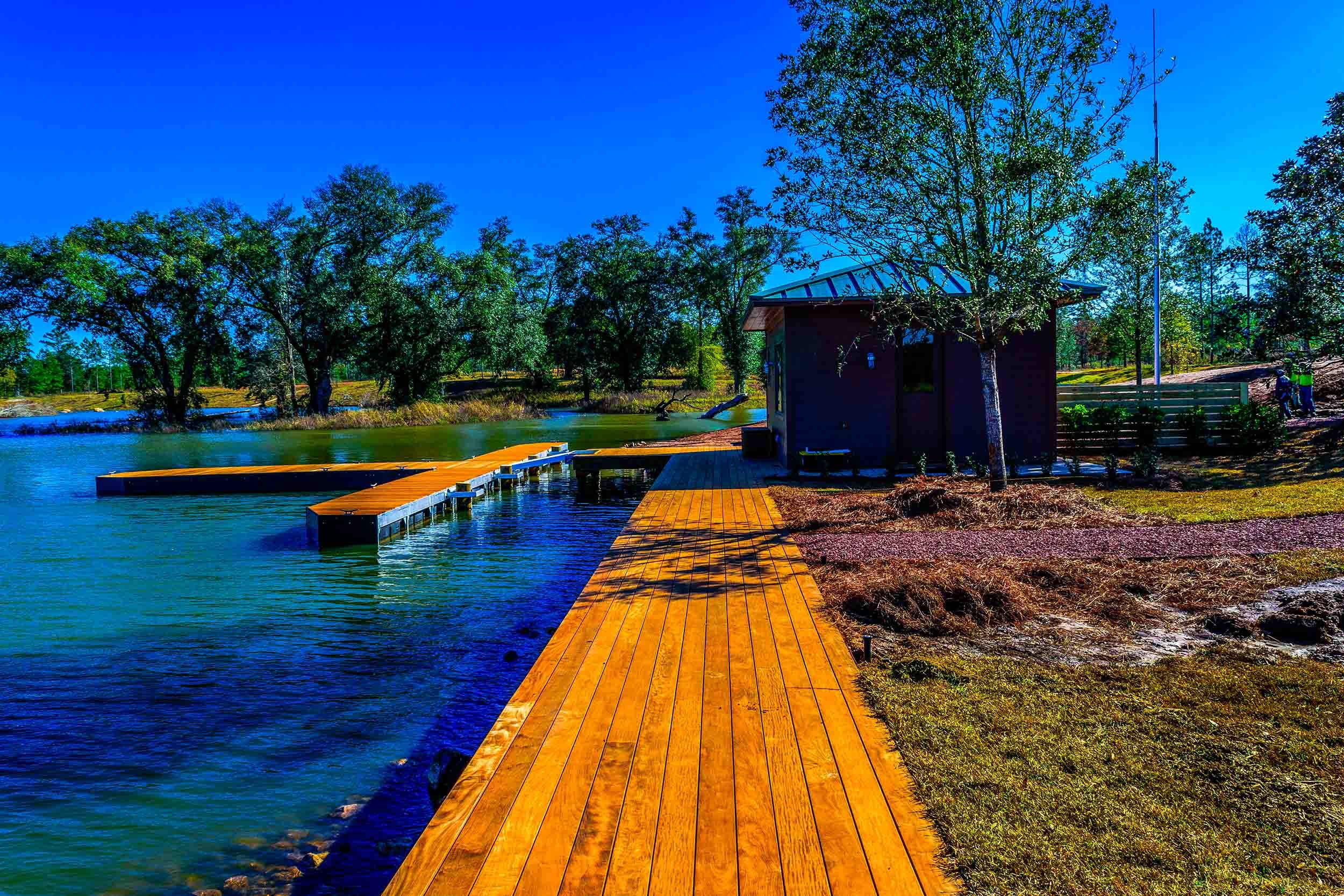 wetland boardwalk construction