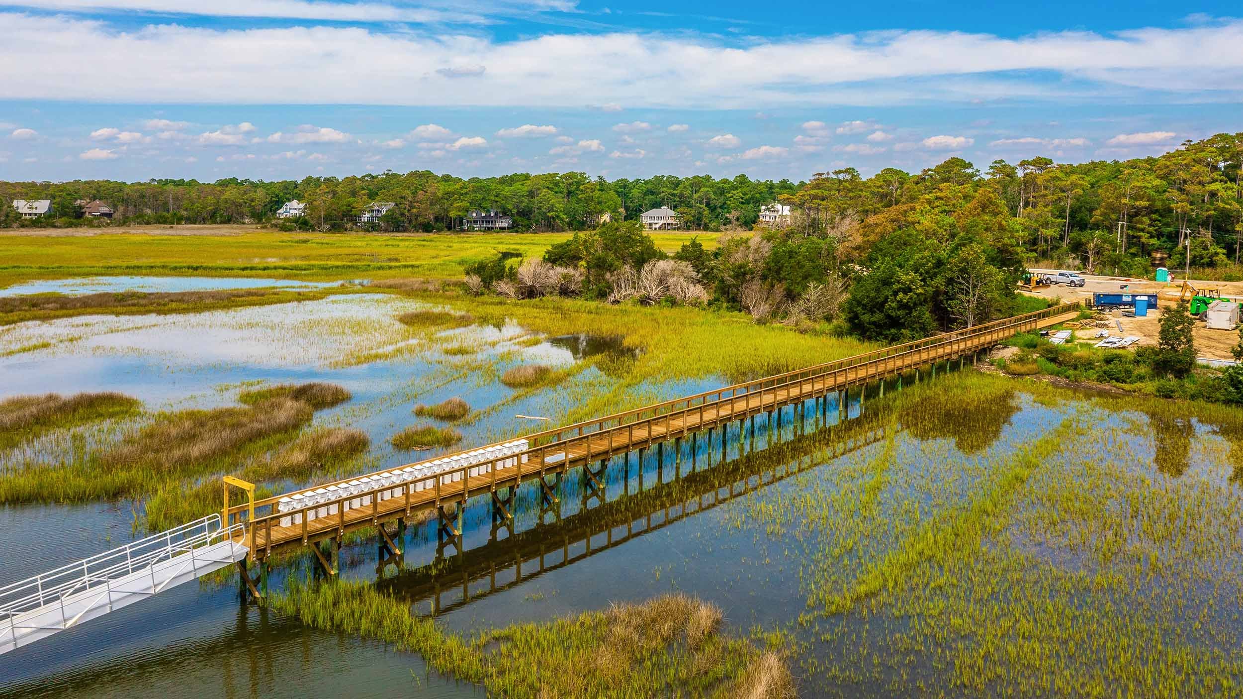 elevated boardwalk