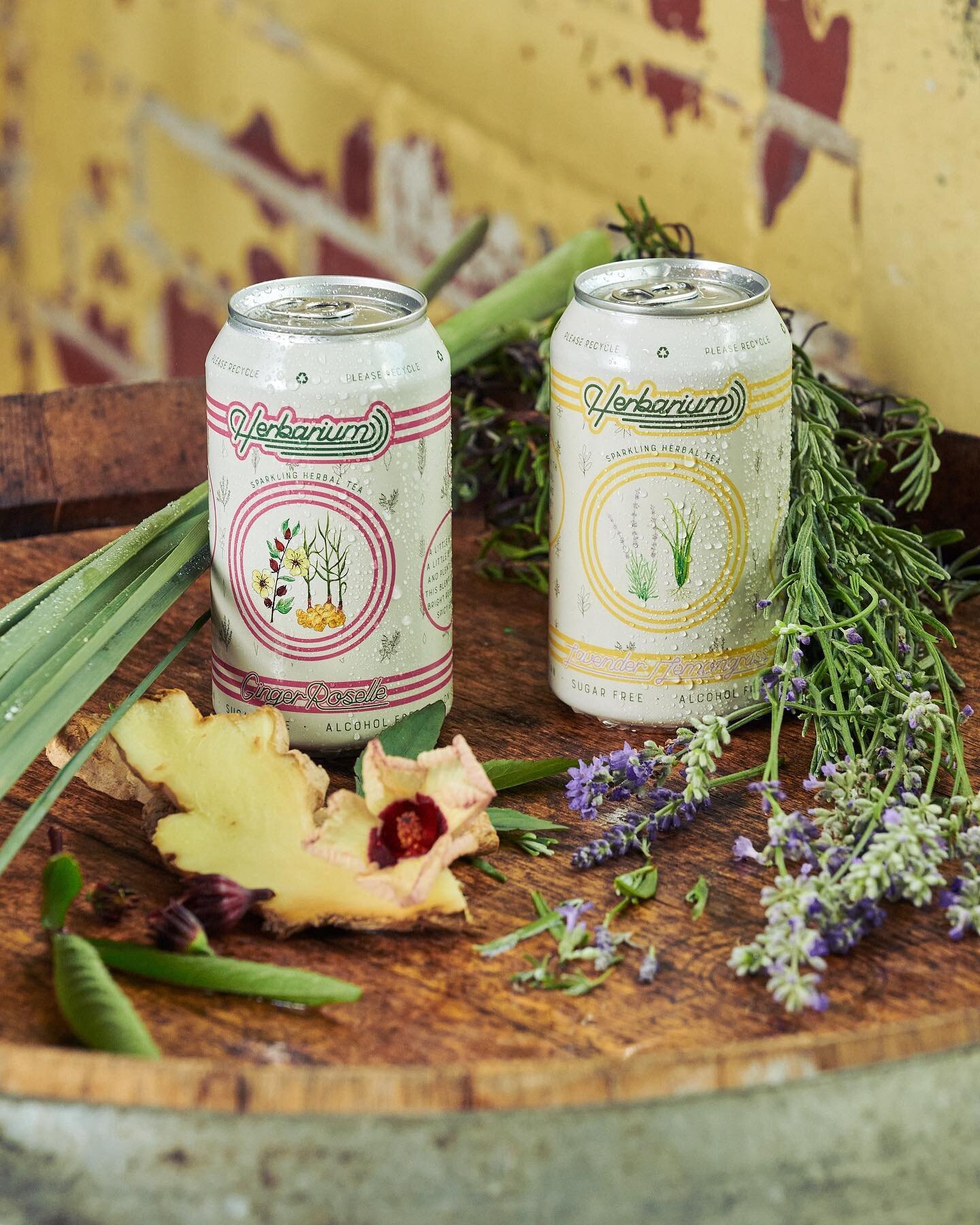 Have you tried our new line of Herbal Sparkling Teas?  We have two delicious, wholesome tea blends available now under the new brand @drinkherbarium. Lavender Lemongrass and Ginger Roselle are both lightly sweet, bubbly, and delicious and feature her