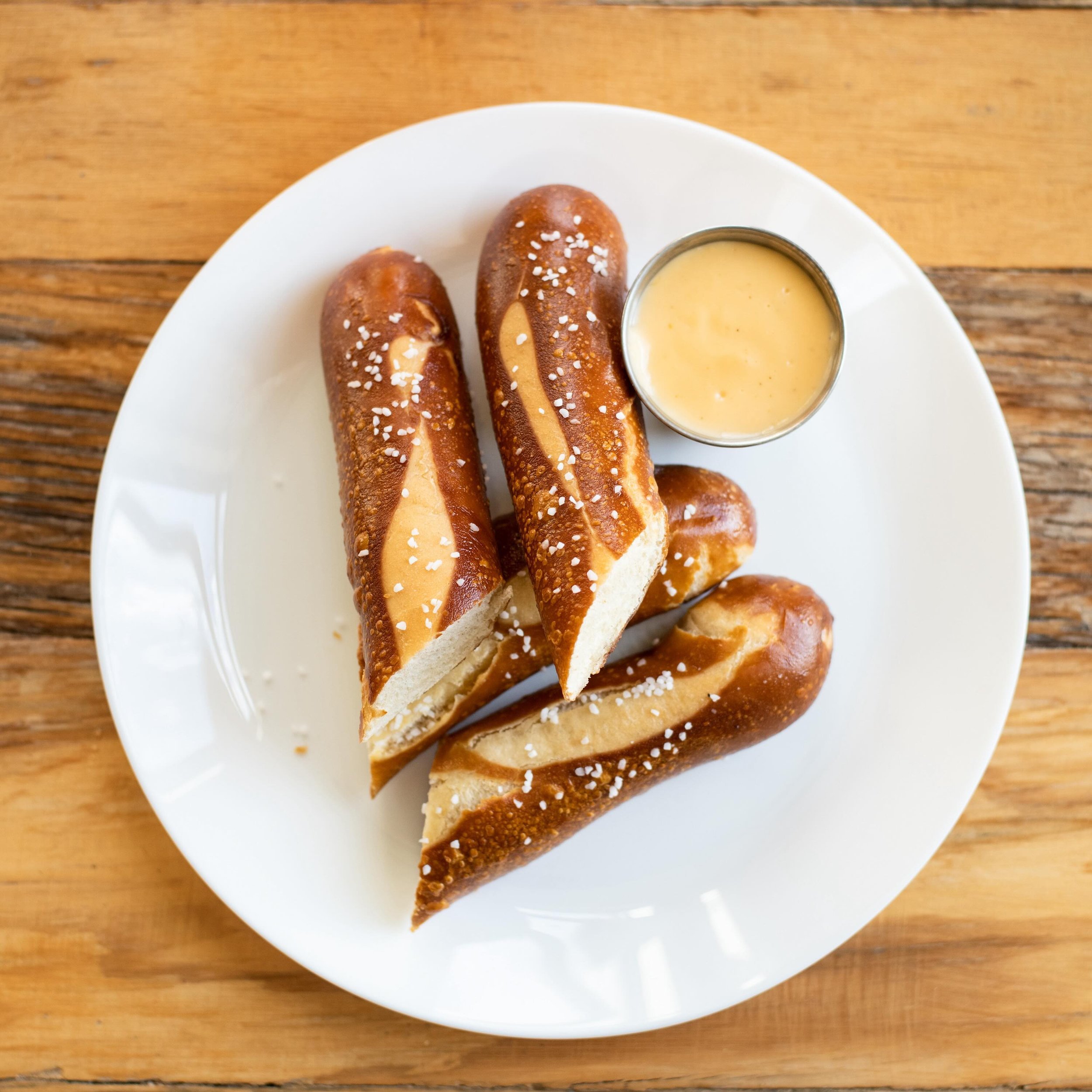 Happy National Pretzel Day?  Truly, does anything else pair better with a beer?  Come by for an order of delicious @companionbaker soft pretzels brushed with butter and topped with course salt then served with creamy beer cheese and optional homemade