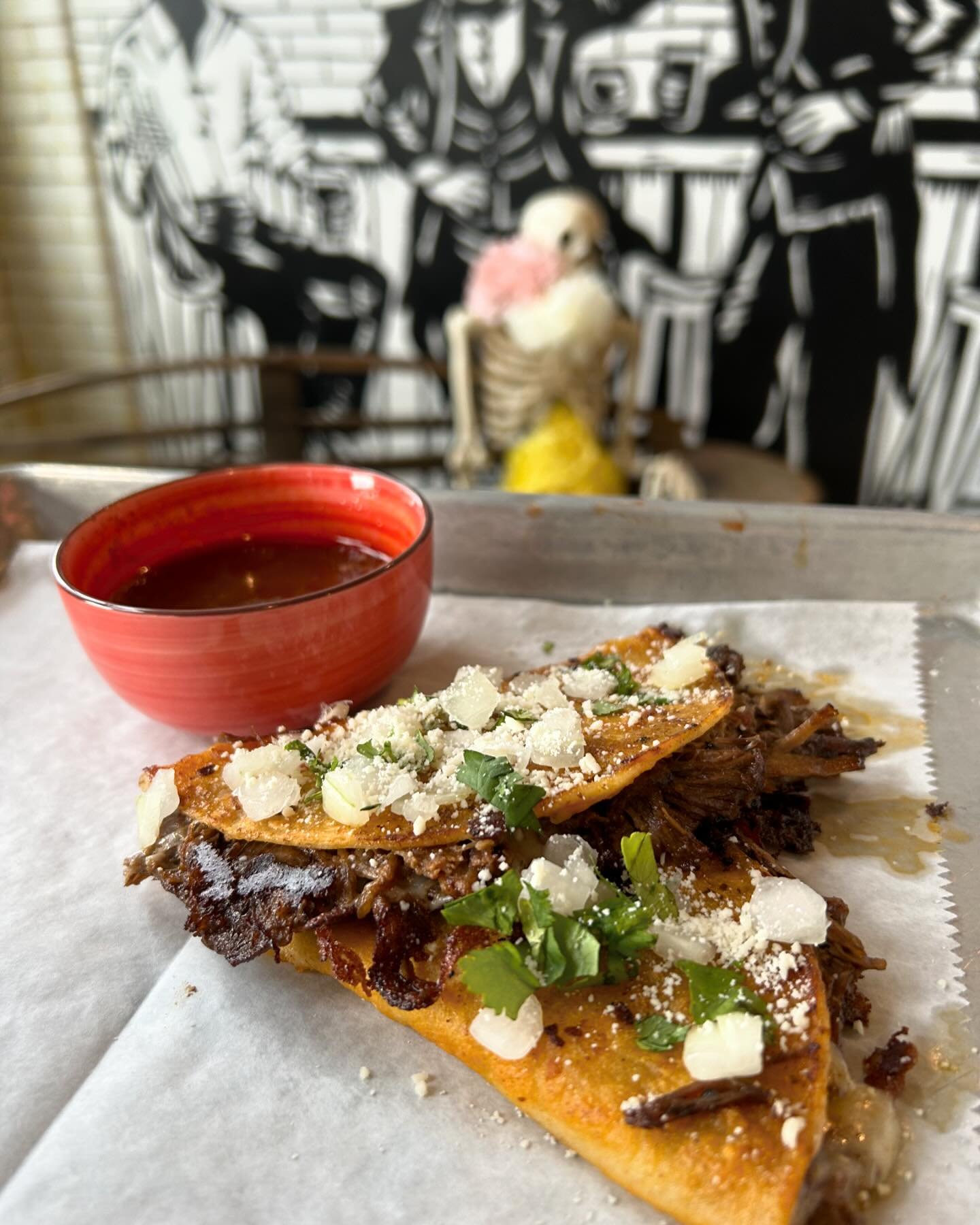 We&rsquo;ve decided to kick of the Cinco De Mayo celebrations early with the release of our Mexico-inspired May cocktail menu and a Quesabirria Taco Special!  Here are the deets:

QUESABIRRIA TACOS - 2 corn tortilla filled with slow cooked short rib,