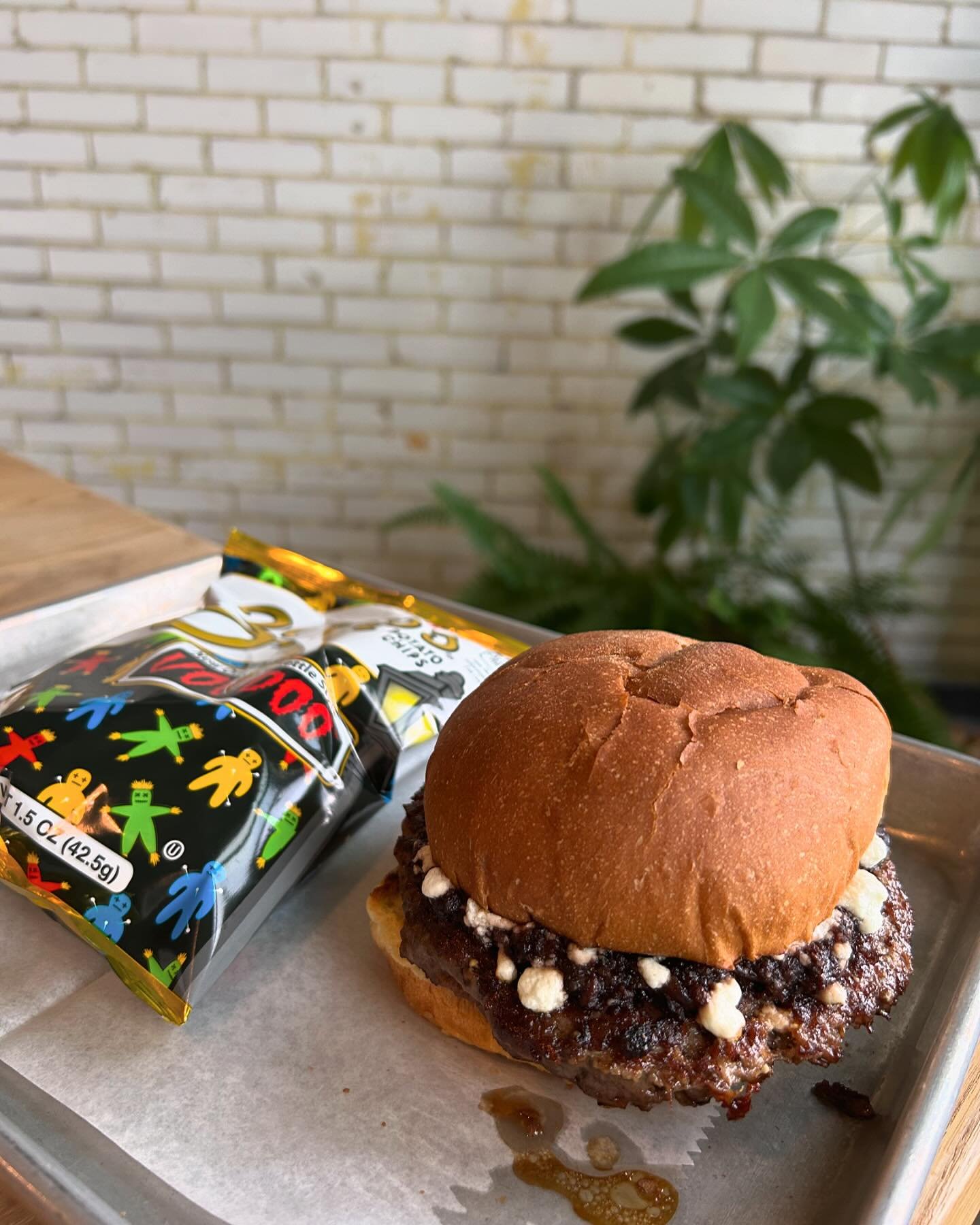 New week, new burger!  This week&rsquo;s special is a 1/2 lb Steakburger topped with blueberry bourbon bacon jam, goat cheese, and peanut butter!