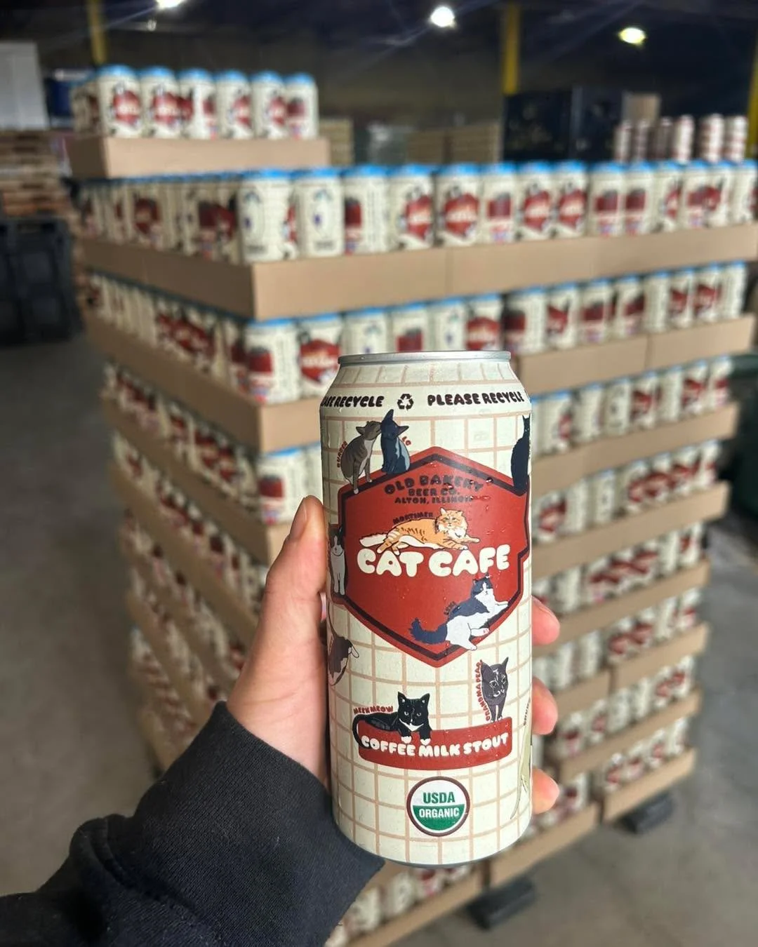 Happy National Cat Day!  To celebrate, we just released Cat Cafe - our new stout brewed with Fuddle Duddle Coffee!  The can features raffle winners from our fundraiser for MeowTown  in February.  Thank you to everyone who participated in the raffle t