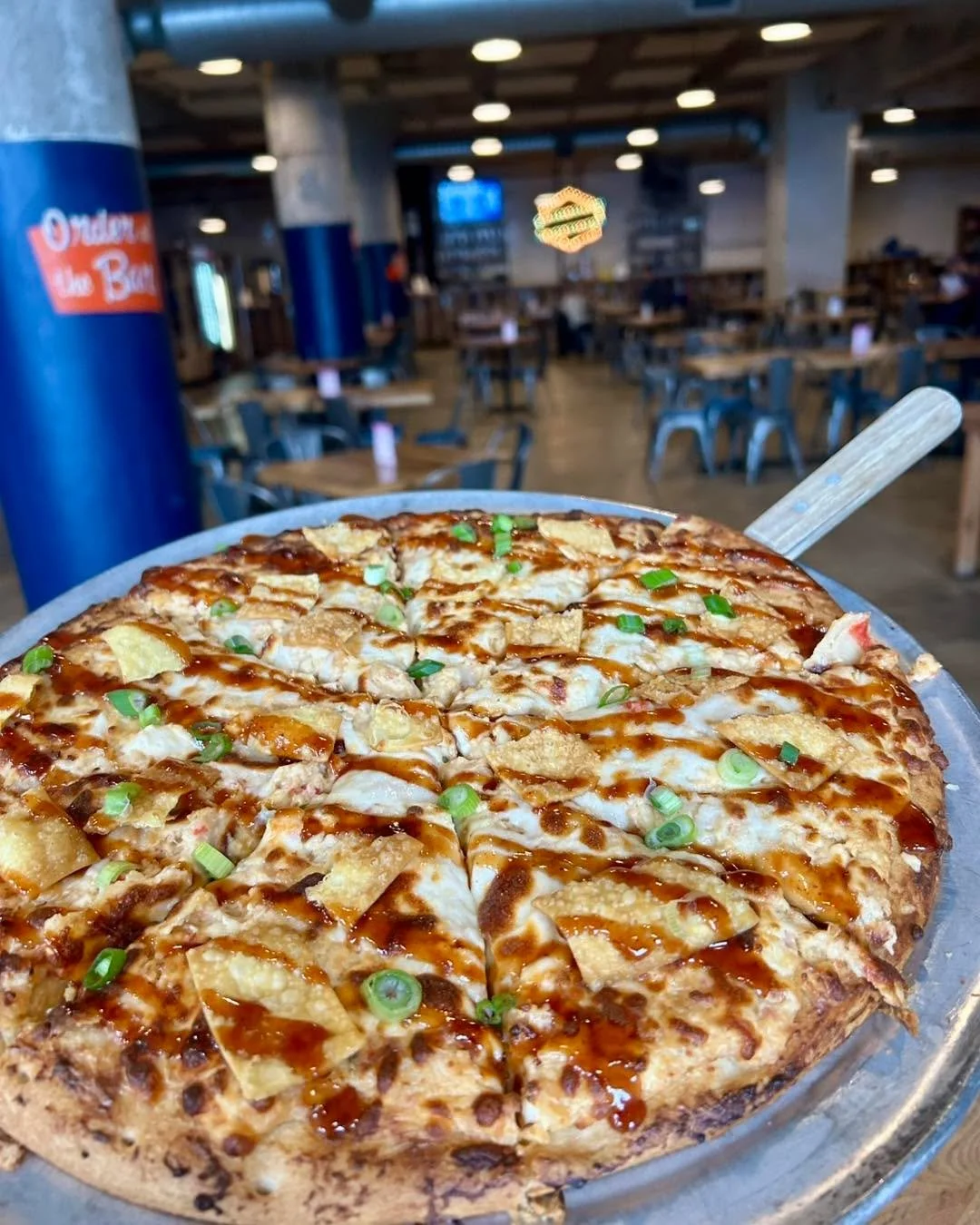 Happy Pizza Thursday!  We&rsquo;ve got that Crab Rangoon Pizza on spesh today yall!  Large 14&rdquo; pizza topped with crab rangoon dip, mozzarella, green onion, sweet and sour sauce, and crispy wontons.

And we&rsquo;ve some favorites back in cans! 