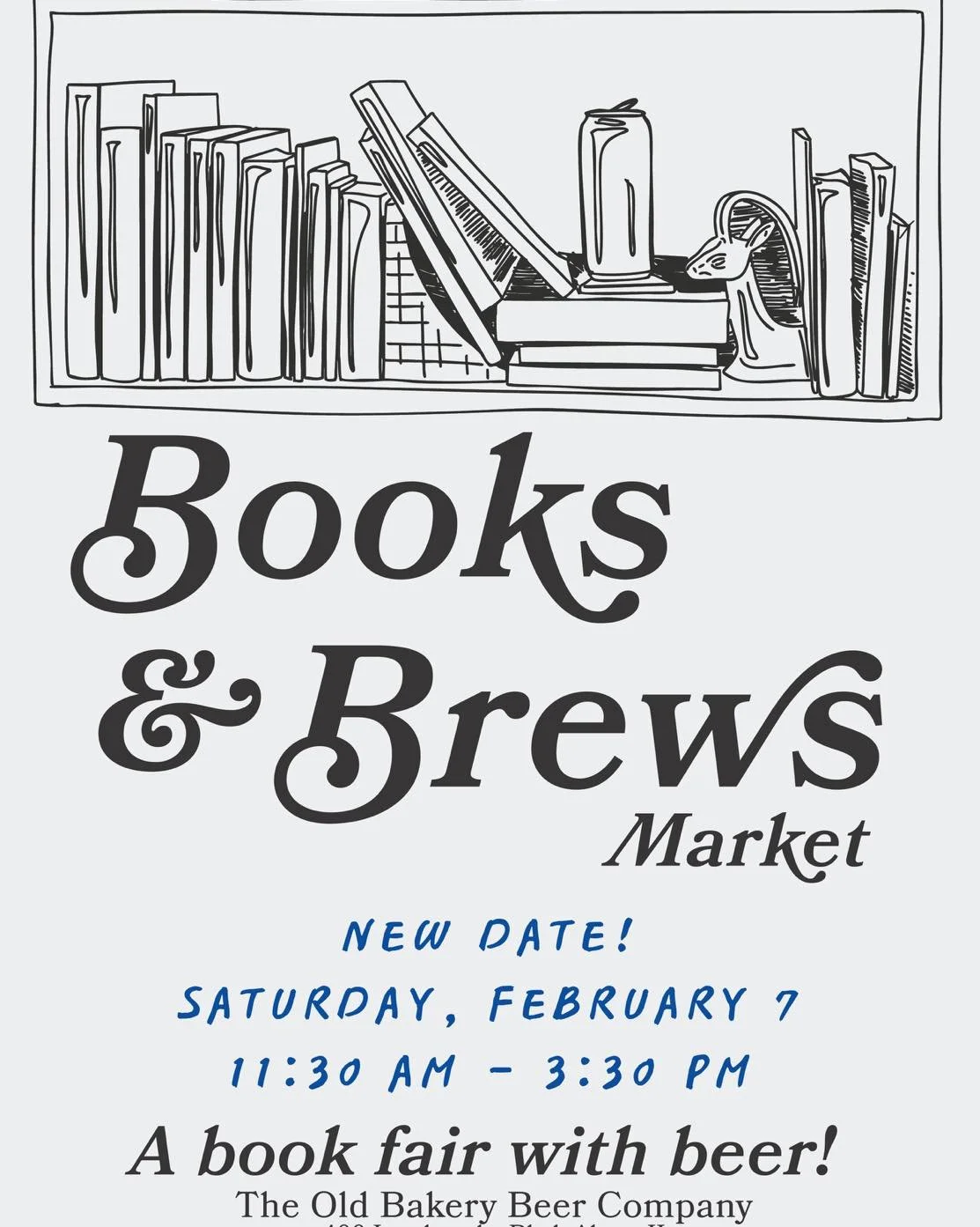 Books and Brews is happening today from 11:30-3:30!  Shop from a variety of local authors to help get you through the rest of this winter!

Good news/bad news for Sunday - we will be closing early for the Puppy Bowl, but that means we will be extendi