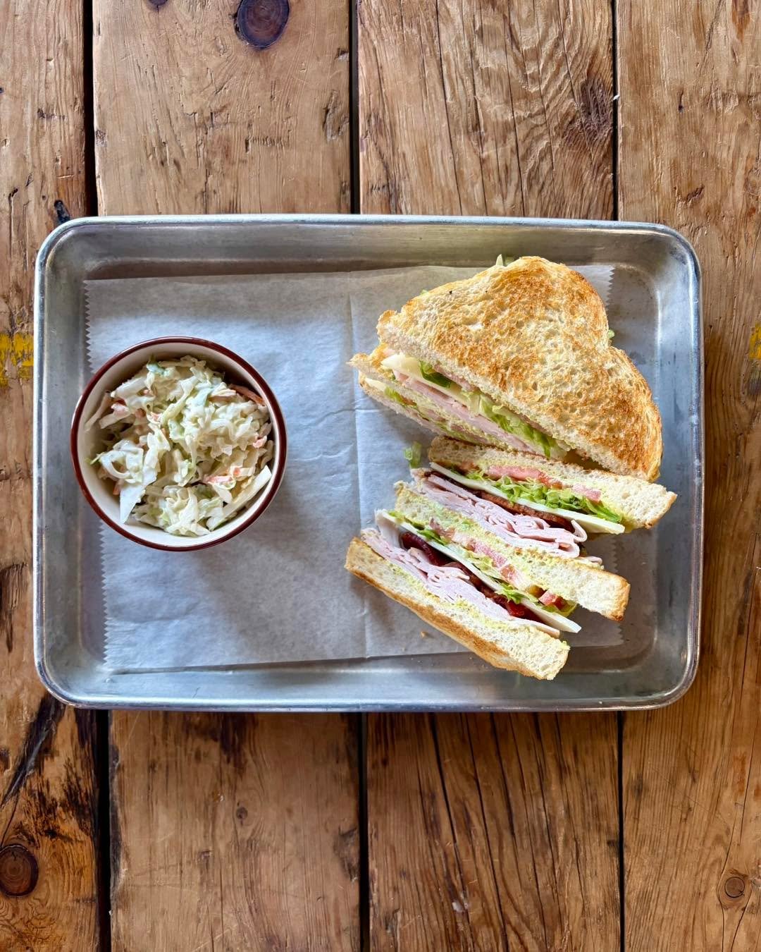 Turkey Bacon Club on special today!