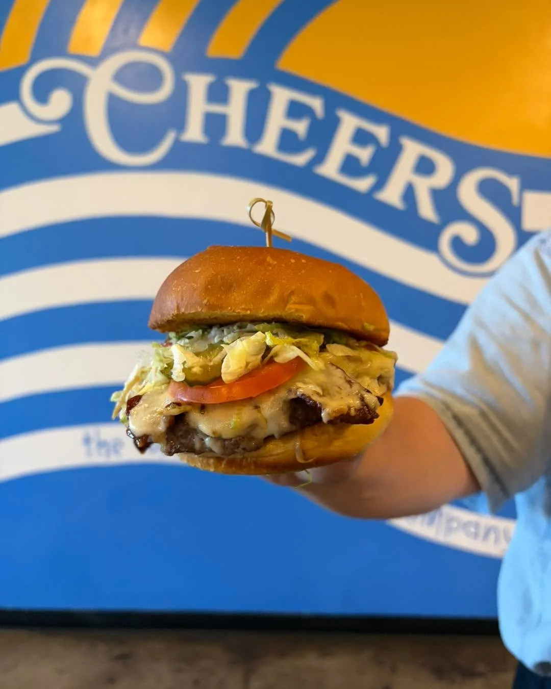 New burger of the week!
1/2lb steak burger topped with pepperjack cheese, blackened seasoning, caramelized onions, bacon, and creole mayo