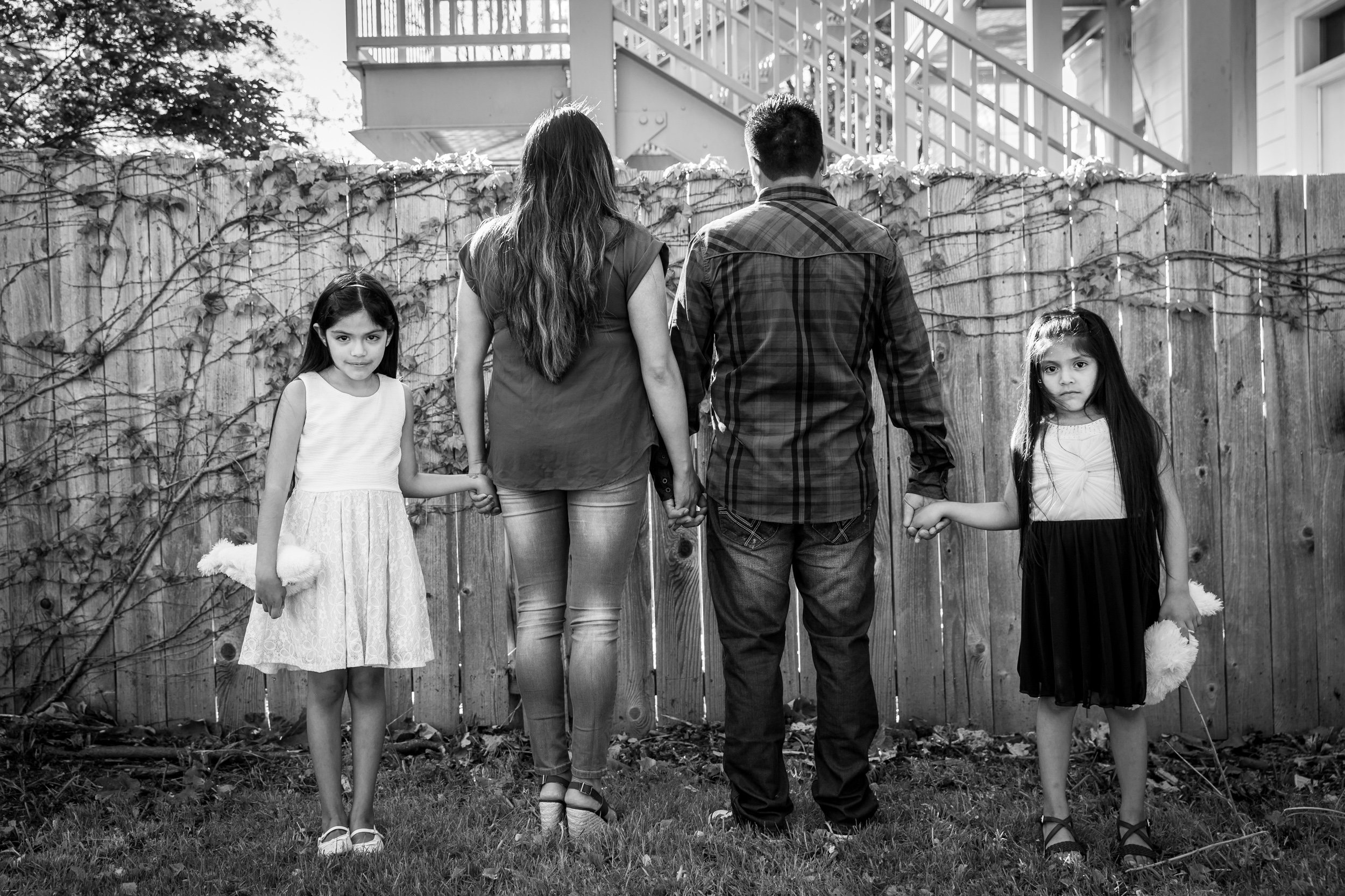 “La cruel realidad”, or the "cruel reality", is an ongoing family photo project of undocumented families living in Pittsburgh, Pennsylvania. The aspiration is to visually depict the familial fragmentation that occurs when undocumented parents are deported and their documented children remain, often left in limbo. Several of the families worked together to choose the name of this project, stating this was their life, their reality and though it was a cruel one they would do whatever possible to remain together. One of the families I photographed recently asked that I no longer share their image citing fear of retaliation and deportation. When we began we had over 20 families excited to participate, many saying that for the first time they felt empowered to have their voice heard and to in some way ask the public to see them as fellow human beings. Since the Trump administration began cracking down on undocumented migrants the project has come to a near halt. The families that were once encouraged have been silenced.