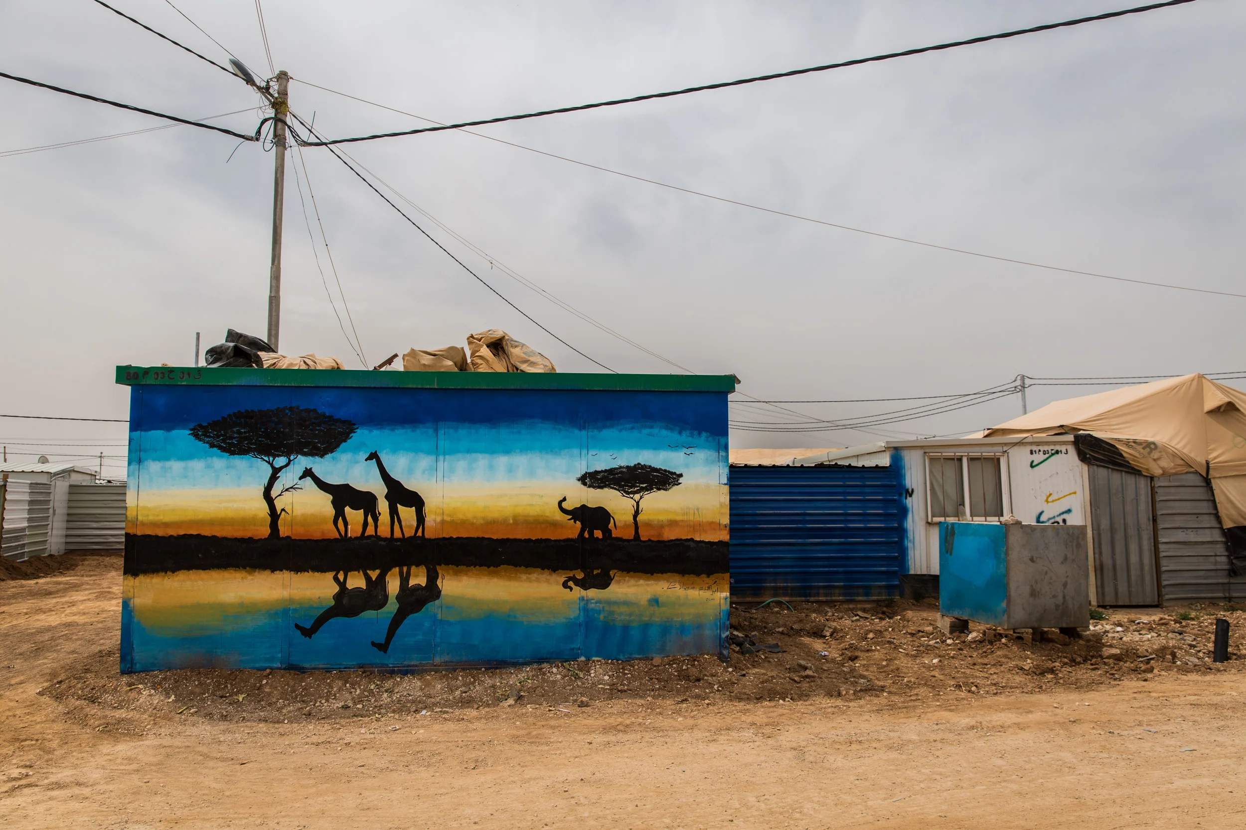 Zaatari Art Inside the Zaatari Refugee Camp 04.16.2016