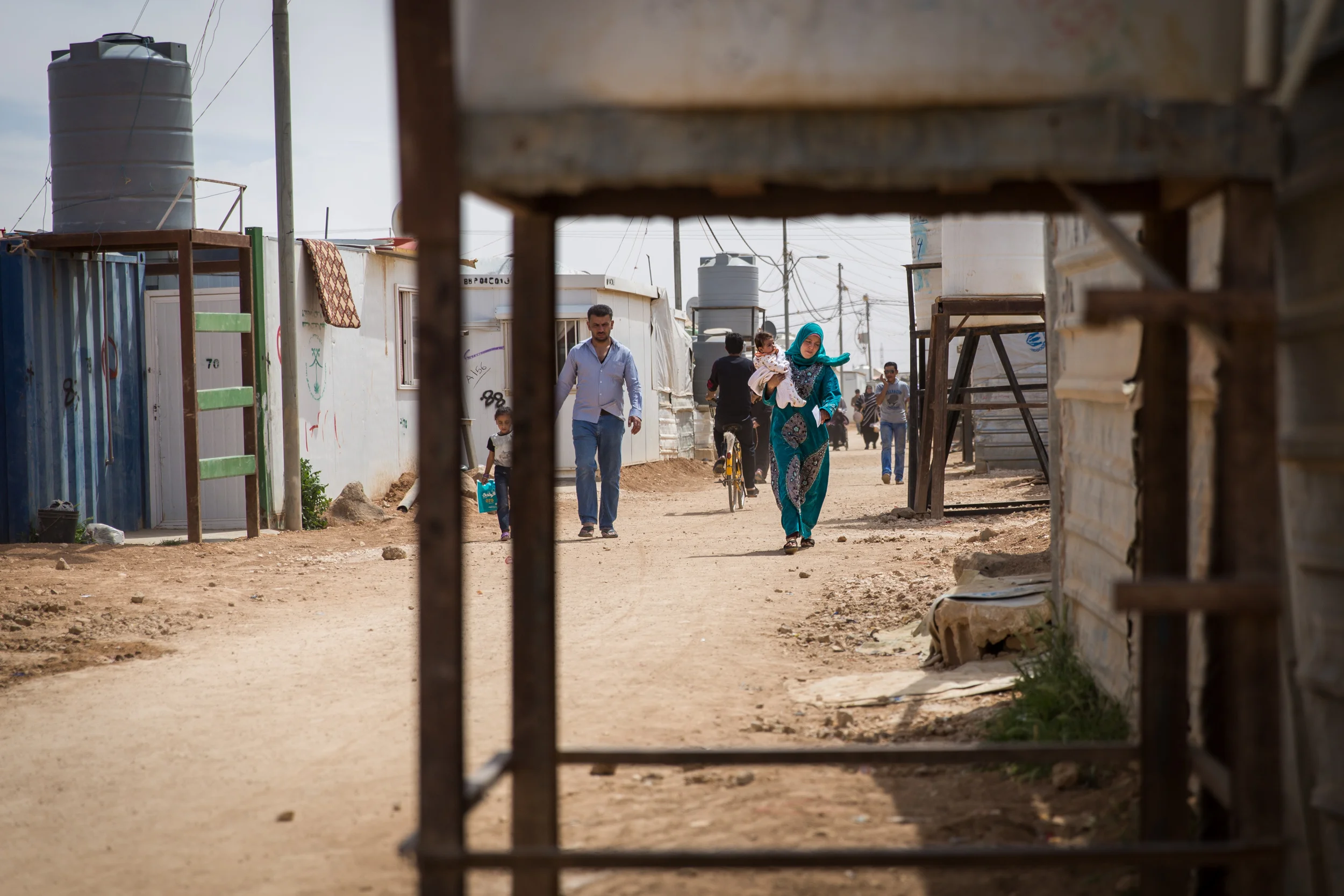 Daily Life Inside the Zaatari Refugee Camp 04.12.2016